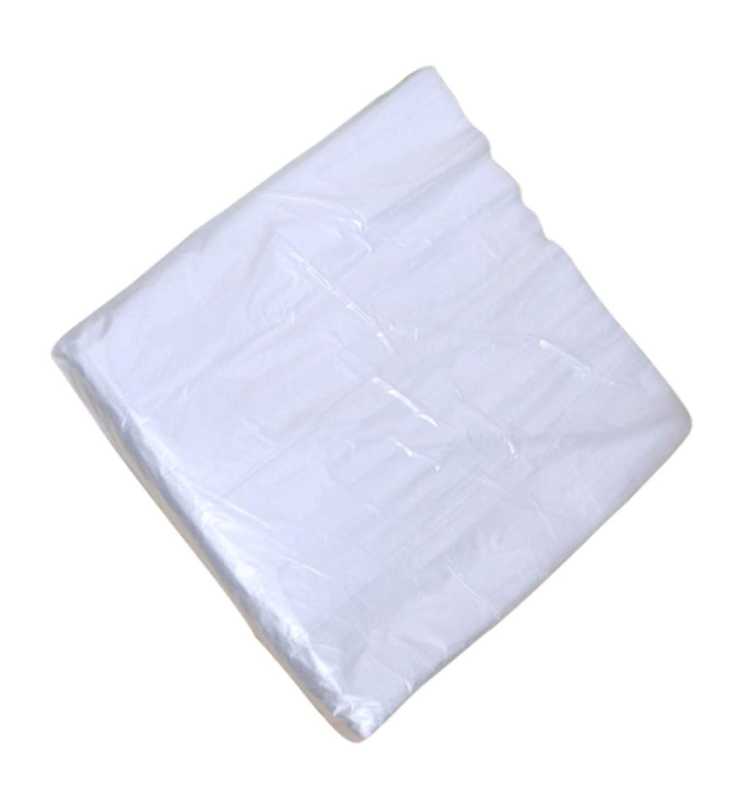 HOMSFOU Disposable Foot Tub Liners - Thick Foot Soaking Bags for Pedicure Spa (80pcs 75x65cm) - White - Buy Online on GoSupps.com