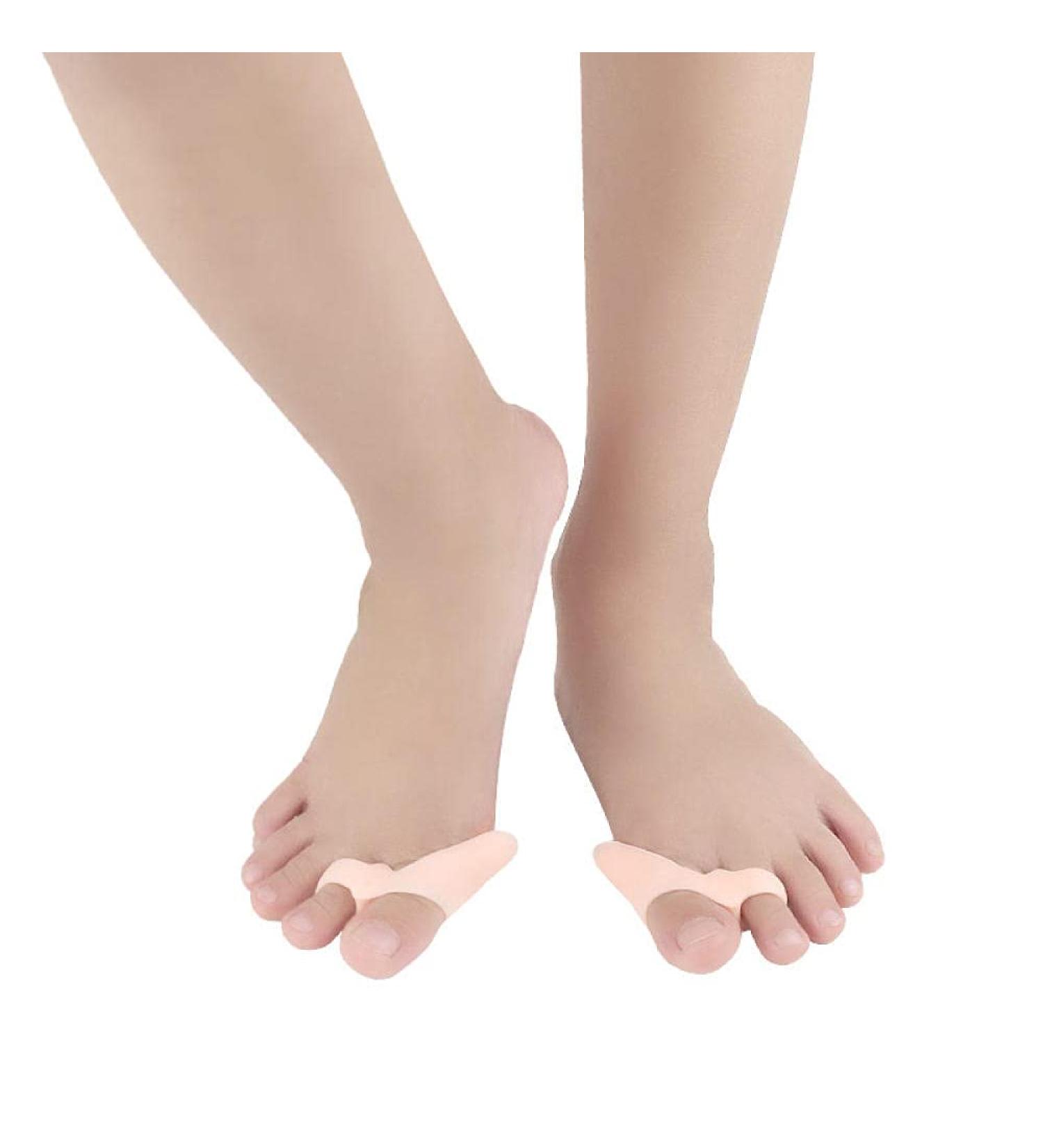 Child Silicone Toe Separator & Bunion Corrector - 2 Pieces Set | Kids Orthopedic Foot Care Solution - Buy Online on GoSupps.com