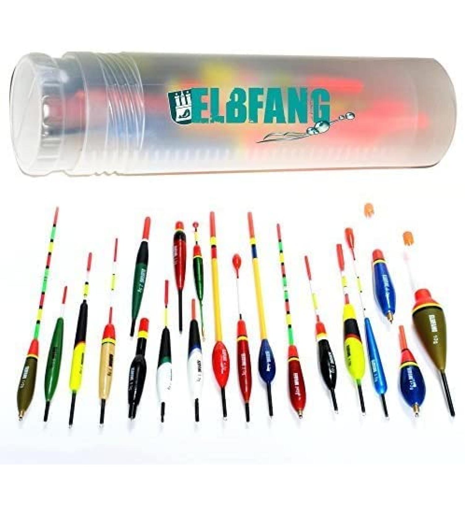 Elbfang 20 TLG Float Set | Glow Stick Fixed & Running Floats for Fishing | International Shipping Available - Buy Online on GoSupps.com