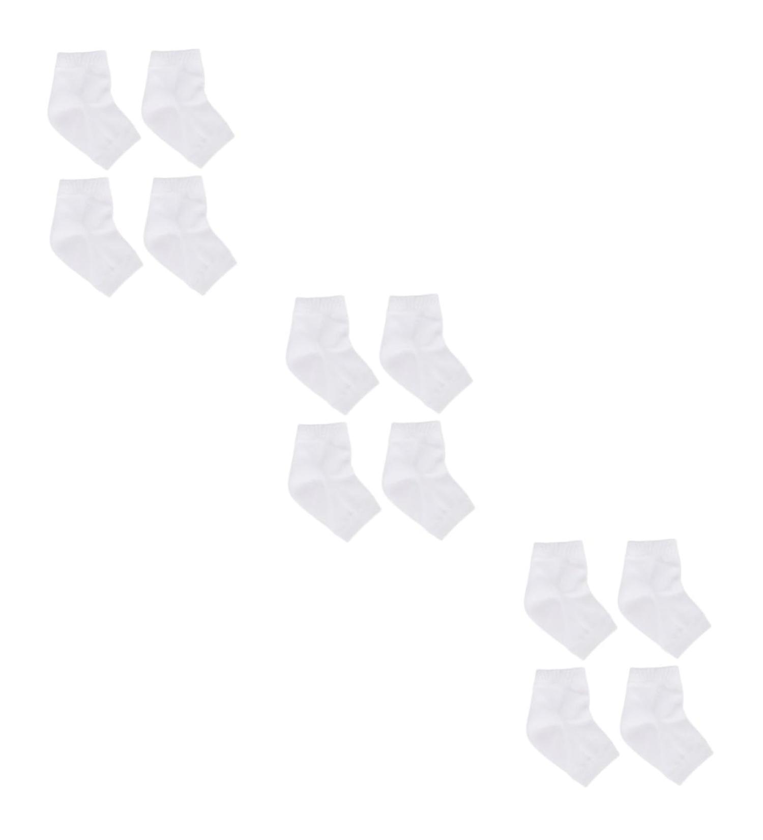 FRCOLOR 6 Pairs Heel Anti-Crack Socks Heel Socks Feet Care Socks Foot Socks Heel Protector Socks Heel Sleeves Protectors Feet Cracked Socks Feet Repair Socks Gel Breathable White Women's - Buy Online on GoSupps.com