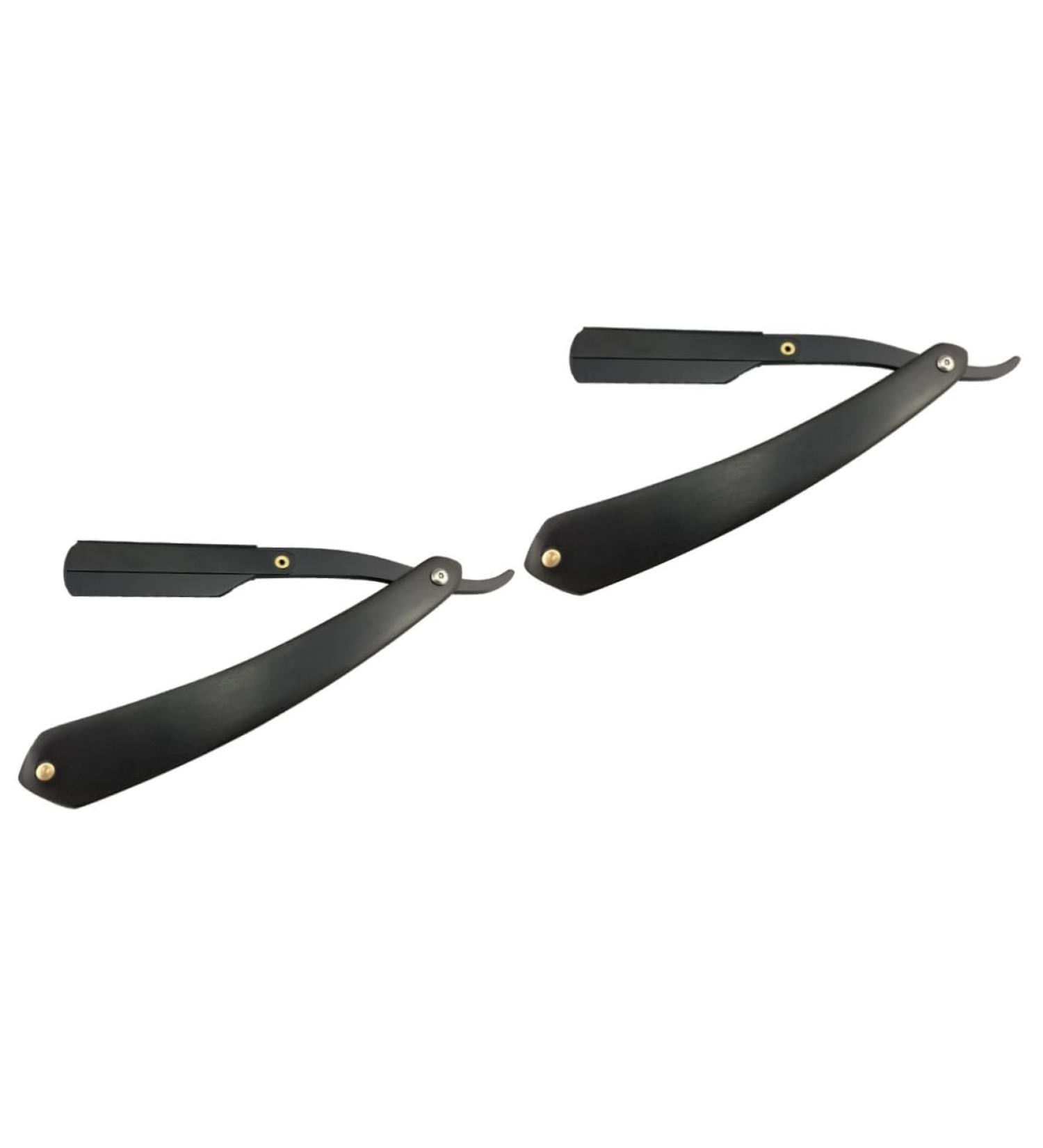 Frcolor 2-Pack Metal Razor with Wooden Handle | Safe Manual Shaving Razor for Men | Barber Quality & Durable Design - Buy Online on GoSupps.com