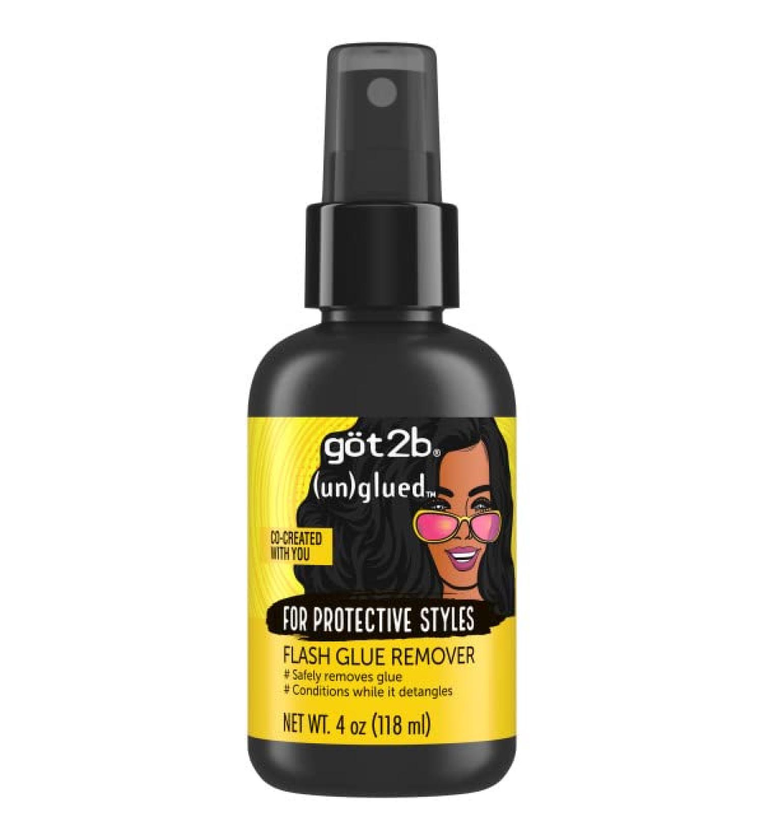 Got2B Glued Flash Glue Remover 4 oz - Remove Hair Extensions Safely - Buy Online on GoSupps.com
