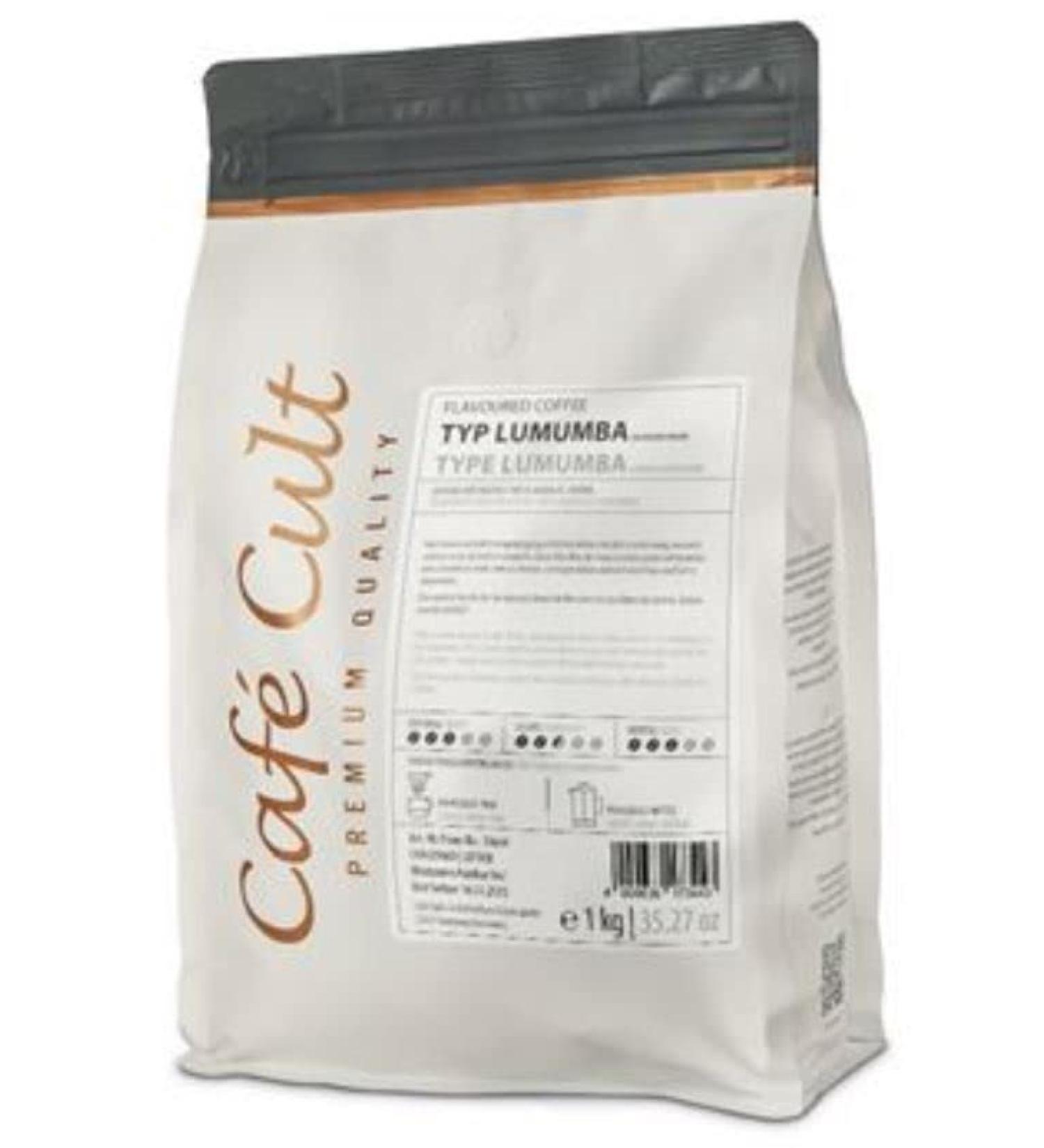 Dethlefsen Balk teemmando Coffee type Lumumba chocolade rug in 1 kg bags healing beans aromatized