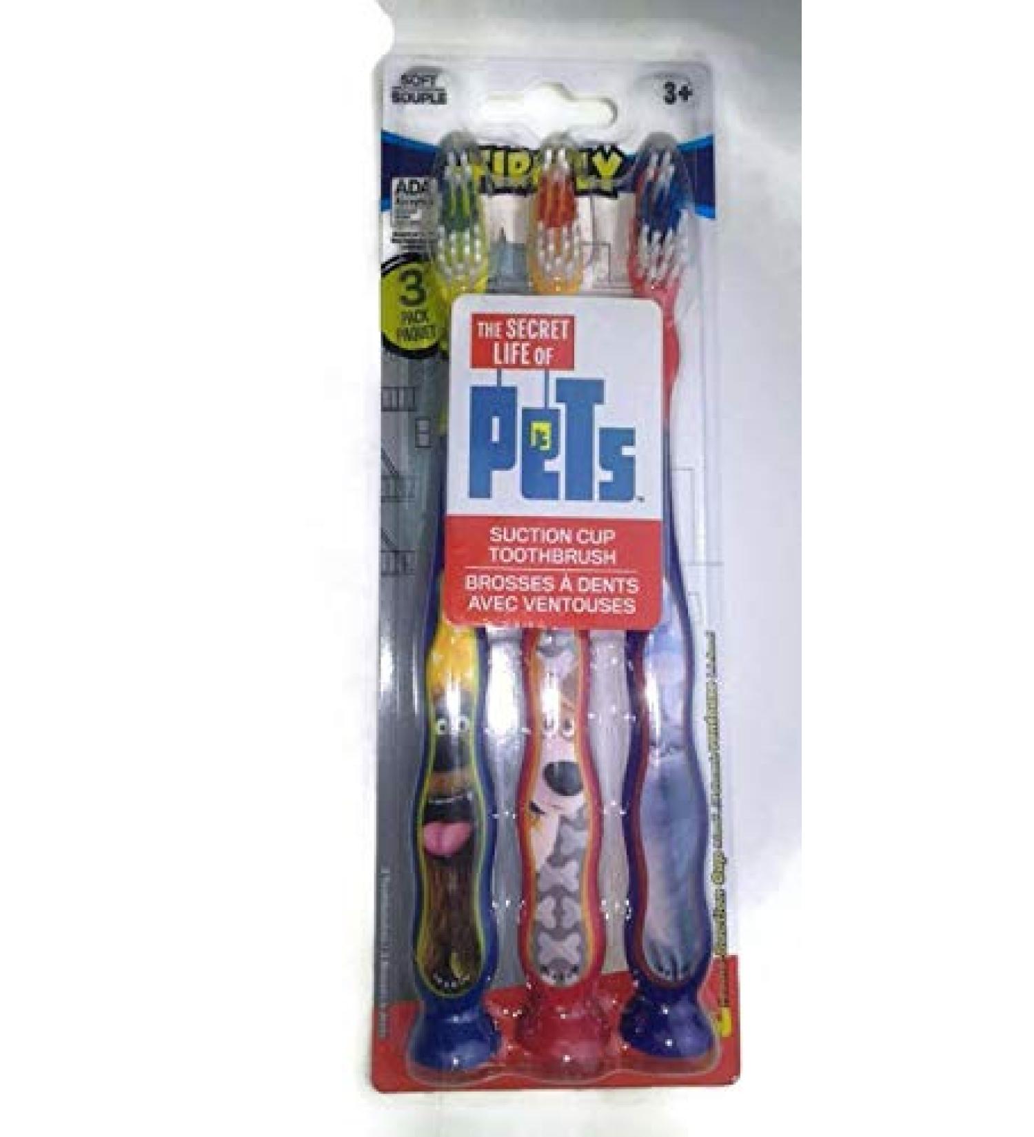 The secret life of pets 3 Piece toothbrush