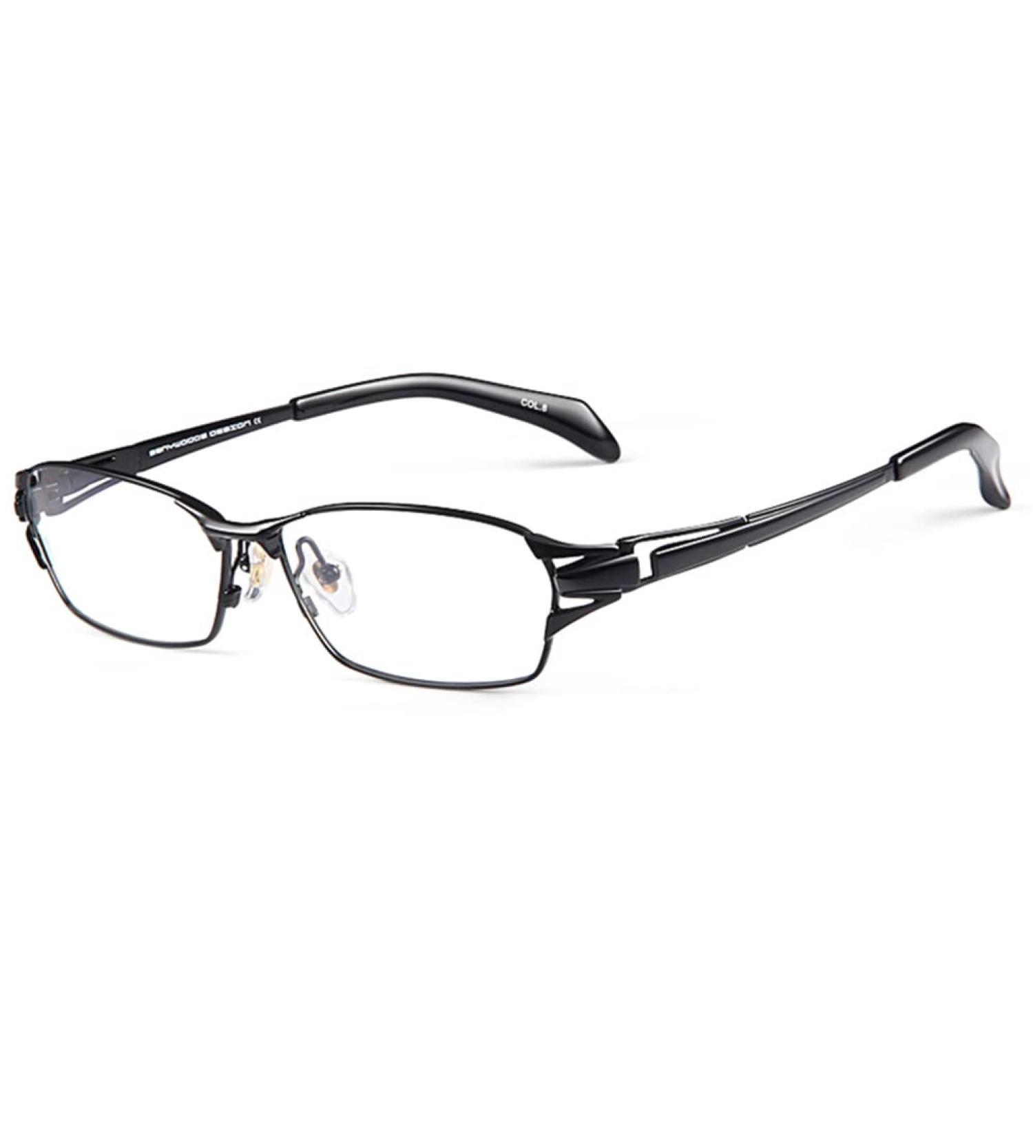 Eyephd Men's Pure Titan HD Anti-Radiation/Anti-Blue Light Glasses | 1.56 Aspherical Lens | Reader Diopter +1.0 to +3.0 - Buy Online on GoSupps.com
