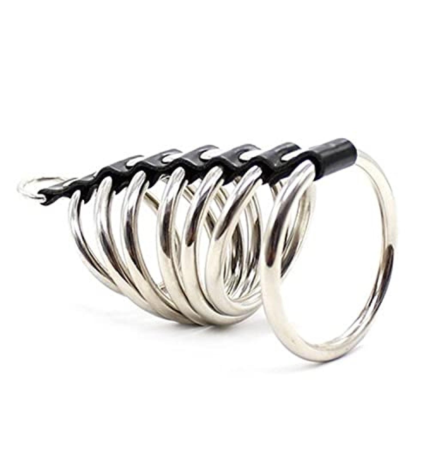 Bondage Masters 7 Rings Gates of Hell Cock Ring with Attachable End Connection D Ring - Buy Online on GoSupps.com