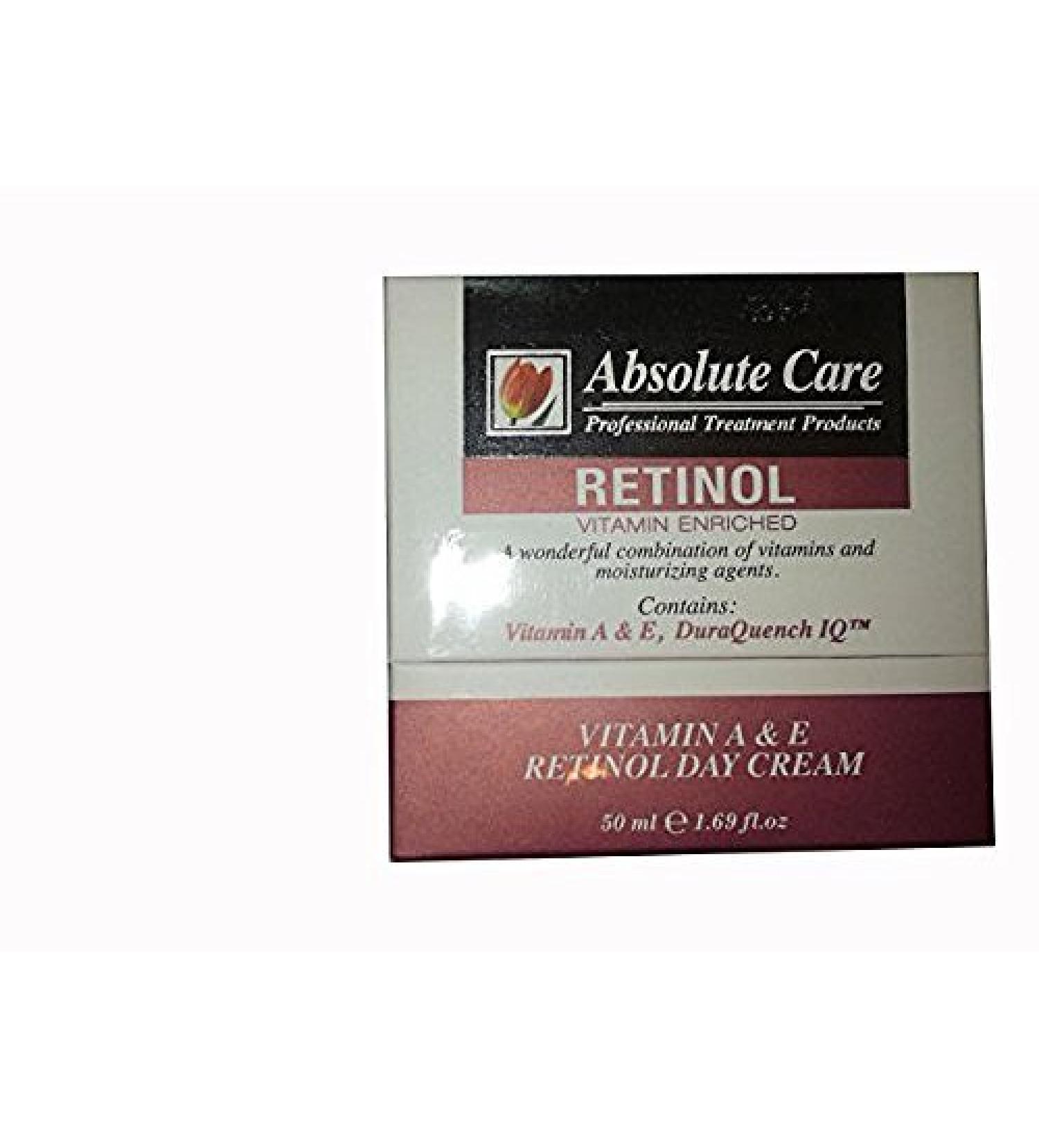 Absolute Care Professional Treatment Products Retinol Vitamin A & E Retinol Day Cream 1.69 oz / 50 ml