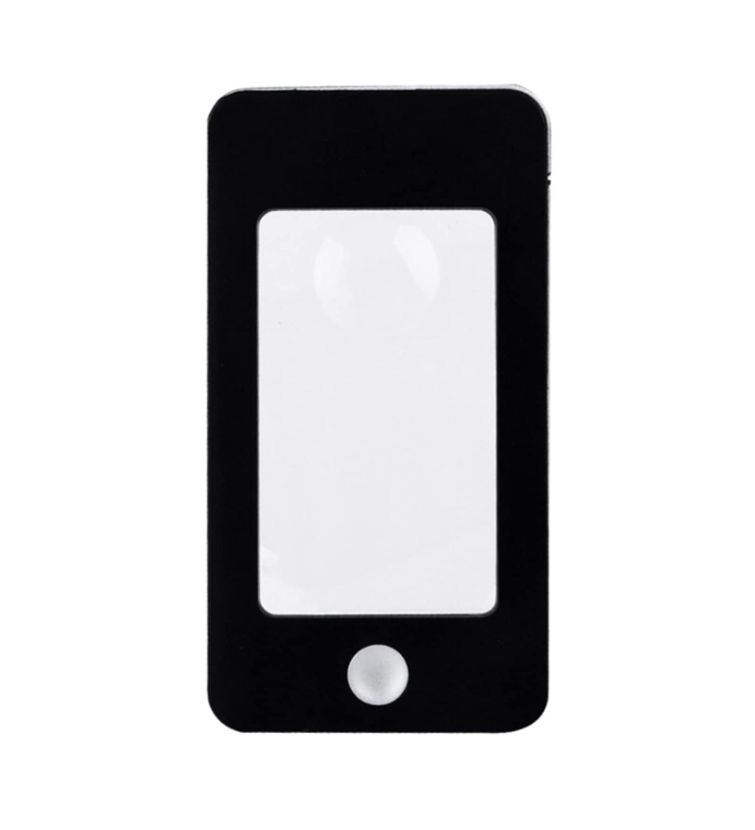 Rectangle Illuminated Magnifier Phone Appearance 4 LED Lights Magnifying Glass Portable Reading Jewelry Loupe Hand Lupa loupes jewelers loupes 100x for weed travel-cases magnifier- with light wireless - Buy Online on GoSupps.com