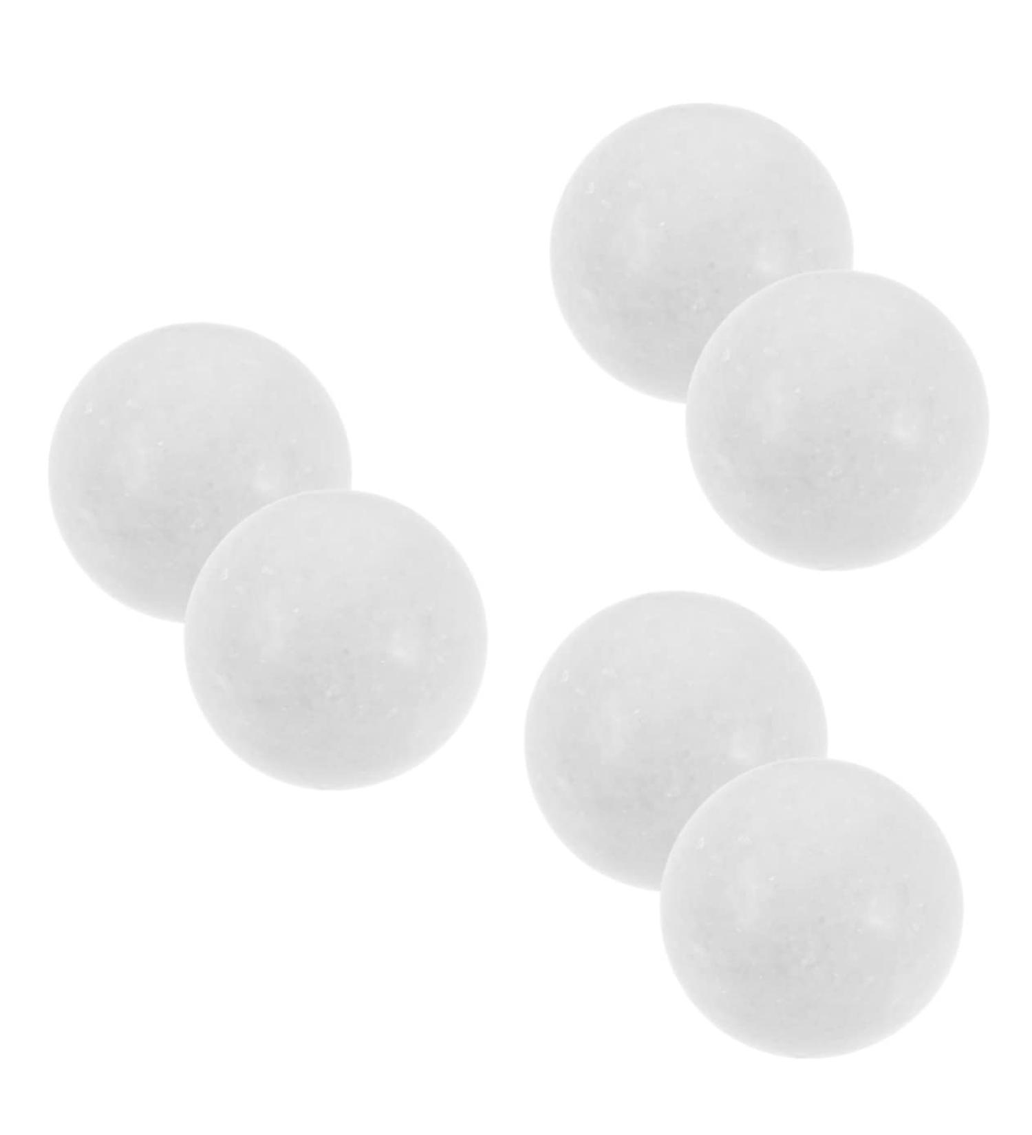 Clispeed Gymnastics & Massage Balls - Stress Relief & Fitness Exercise Balls | Reusable White Jade Hand Massagers | 3pcs Set (5x5cm) - Buy Online on GoSupps.com