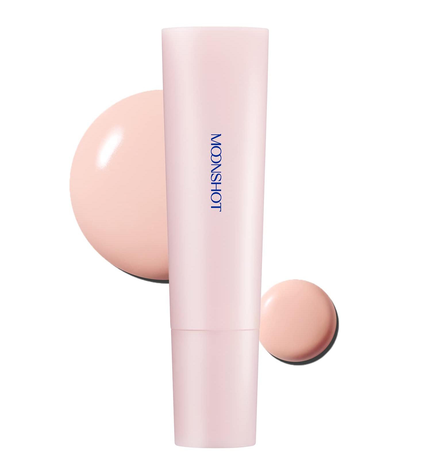 MOONSHOT Tone Up Fixer Tinted Sunscreen Moisturizer 1.01 fl.oz. - Apricot Beige Makeup Base for Skin Radiance Booster - Buy Online on GoSupps.com
