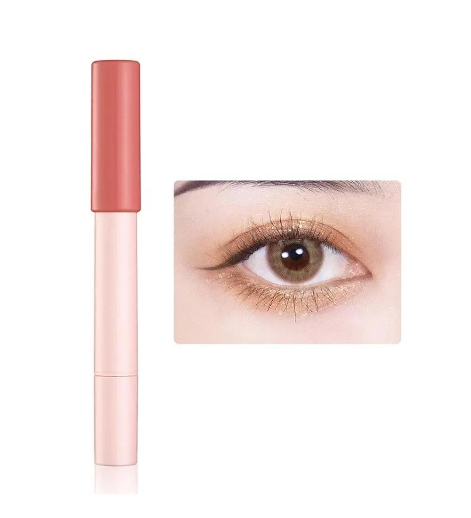 1pc Waterproof High Gloss Pearl Eye Makeup Eye Shadow Stick Lasting Shadow Makeup Shimmer Silkworm Glitter Eyes Tools For Eyes (Color : 02) - Buy Online on GoSupps.com