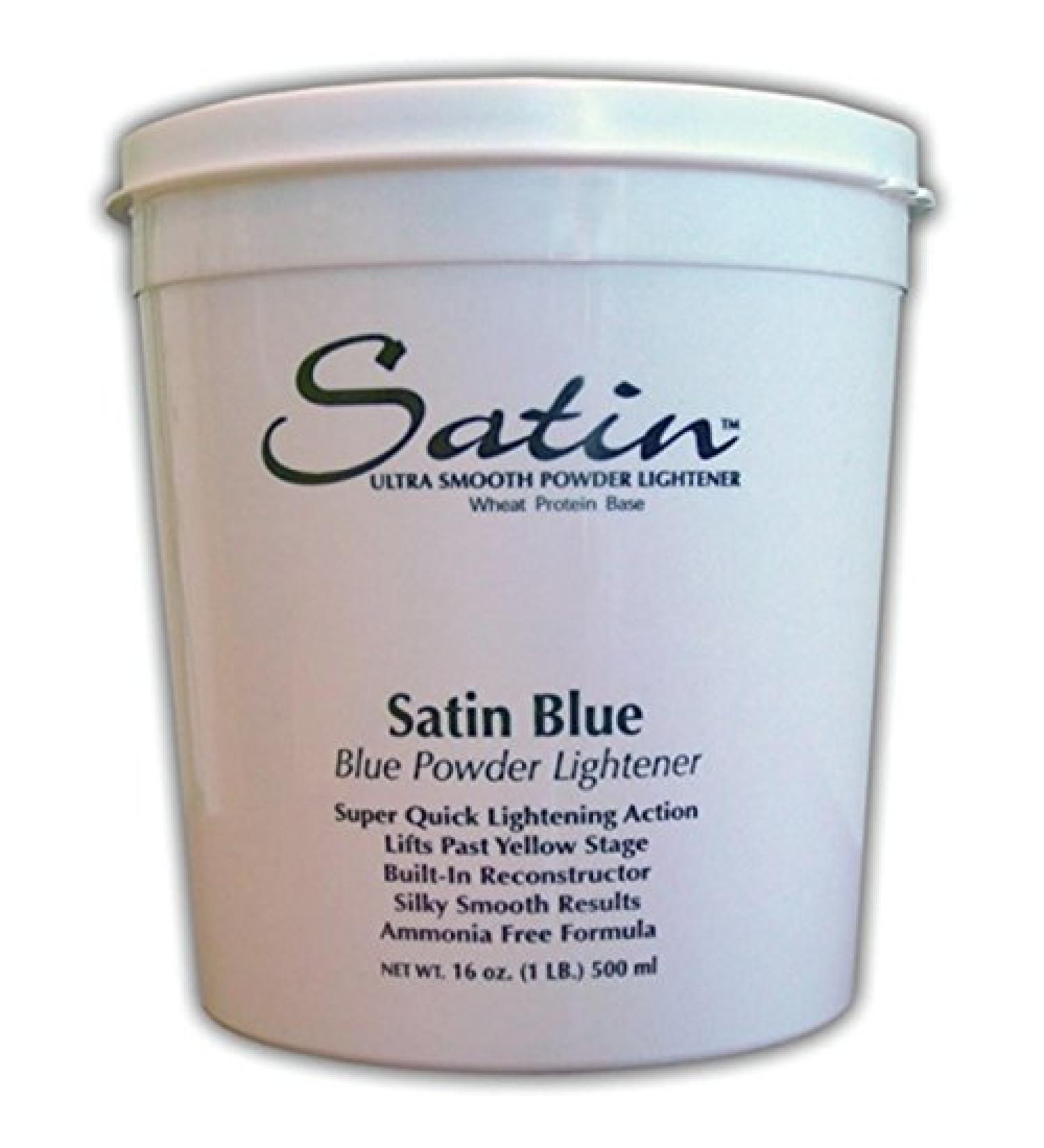 SATIN Satin Blue/bleach Powder Lightener 1 Lb Tub