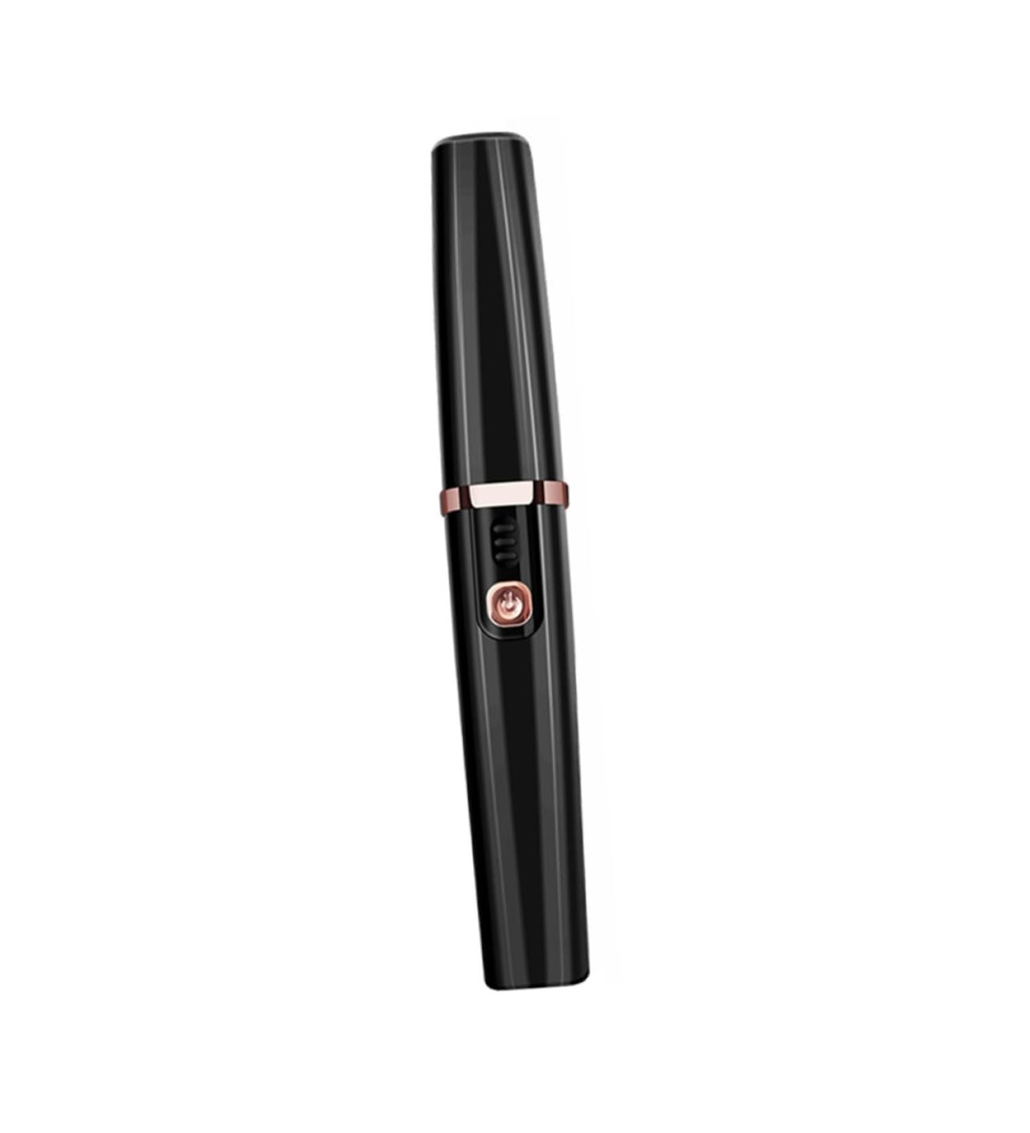 Buy 1 PC USB Electric Eyebrow Trimmer - Safe Mustache & Eyebrow Hair Removal - Creative Black Design | International Shipping Available - Buy Online on GoSupps.com
