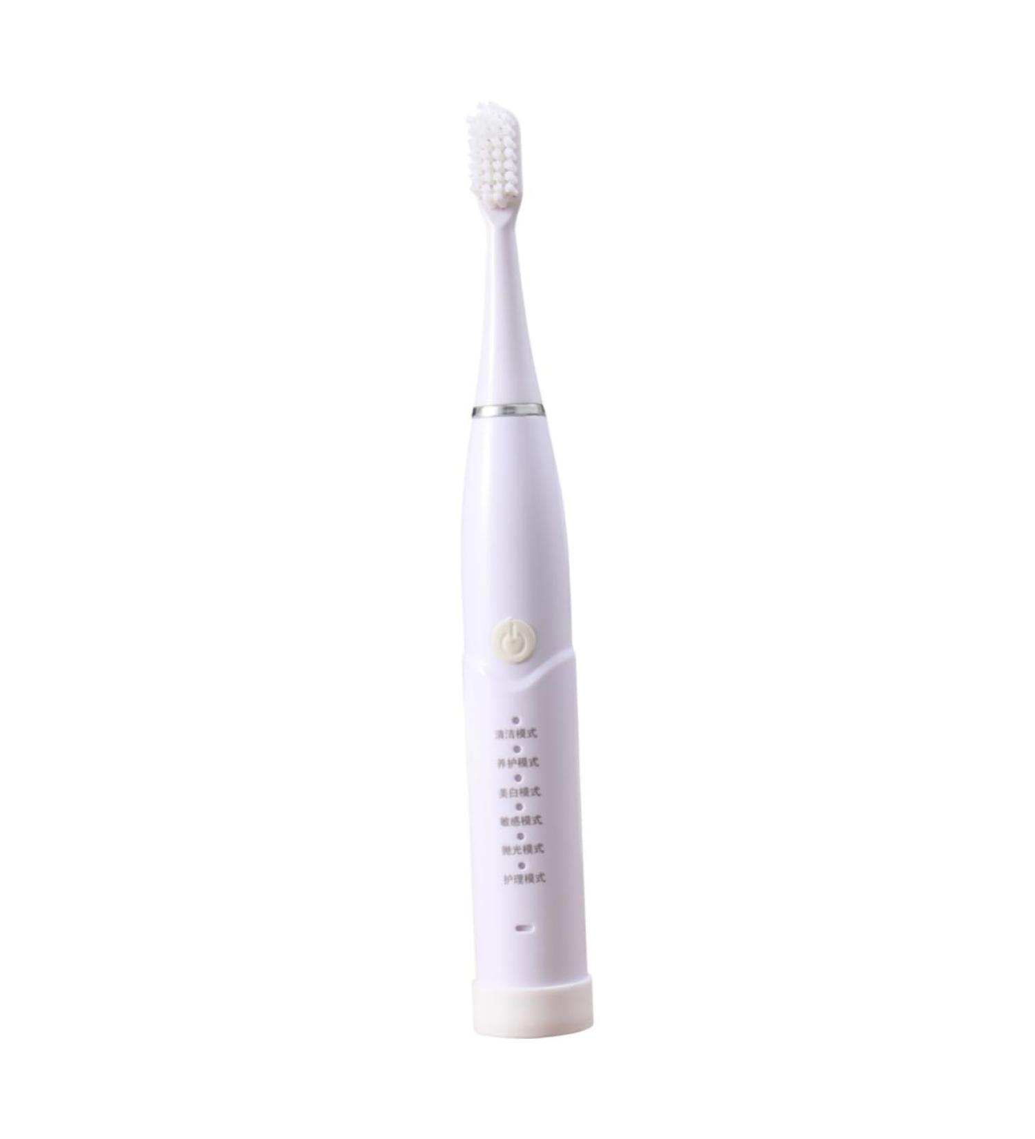 Exceart 6 Vibration Electric Toothbrush - Soft Rechargeable USB Kids Brush with White Head - Buy Online on GoSupps.com