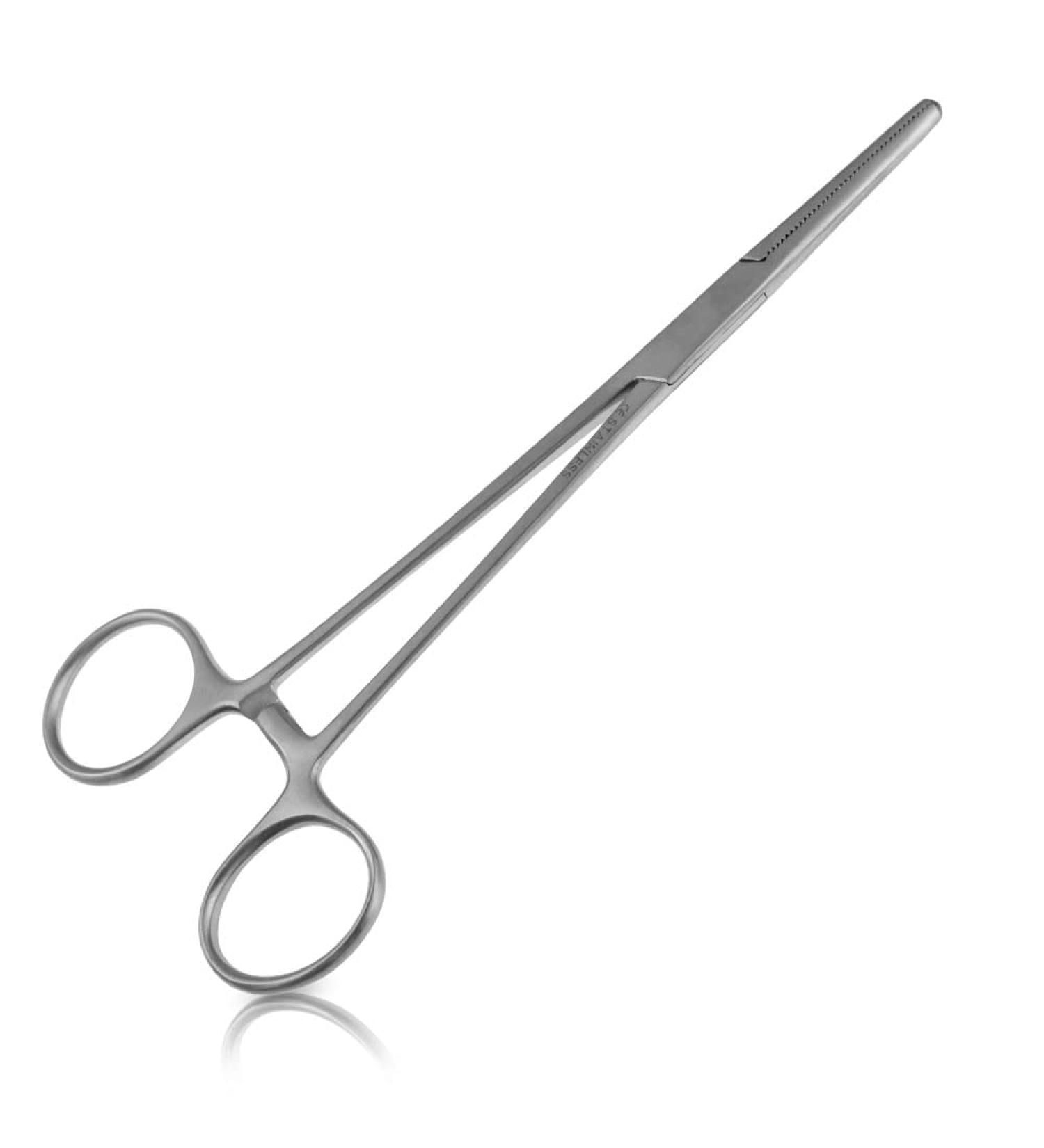 May - clamp - straight - length: 17.5 cm - stainless steel