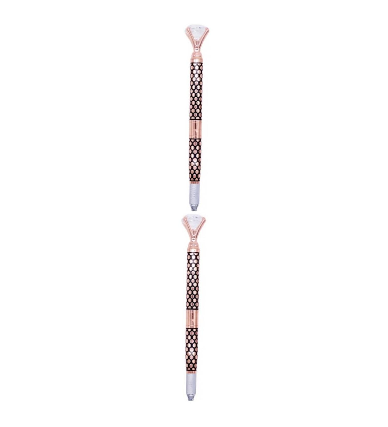 Hemoton 2pcs cosmetic rose gold aluminum alloy eyebrow pen embroidered pen - Buy Online on GoSupps.com
