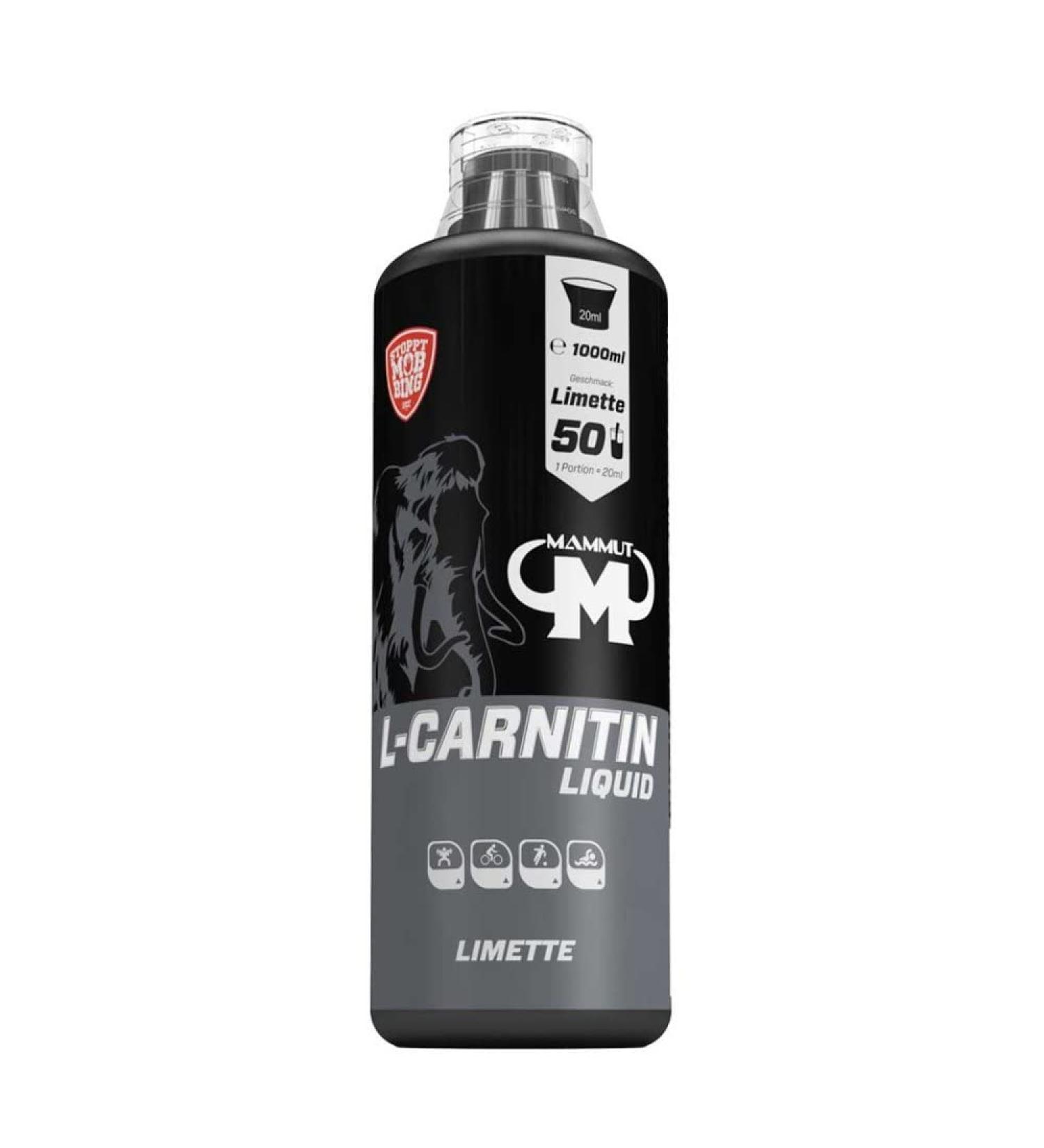 Mammut L-Carnitin Liquid 1000 ml - Premium Fat Burner for Weight Loss | Buy Internationally - Buy Online on GoSupps.com