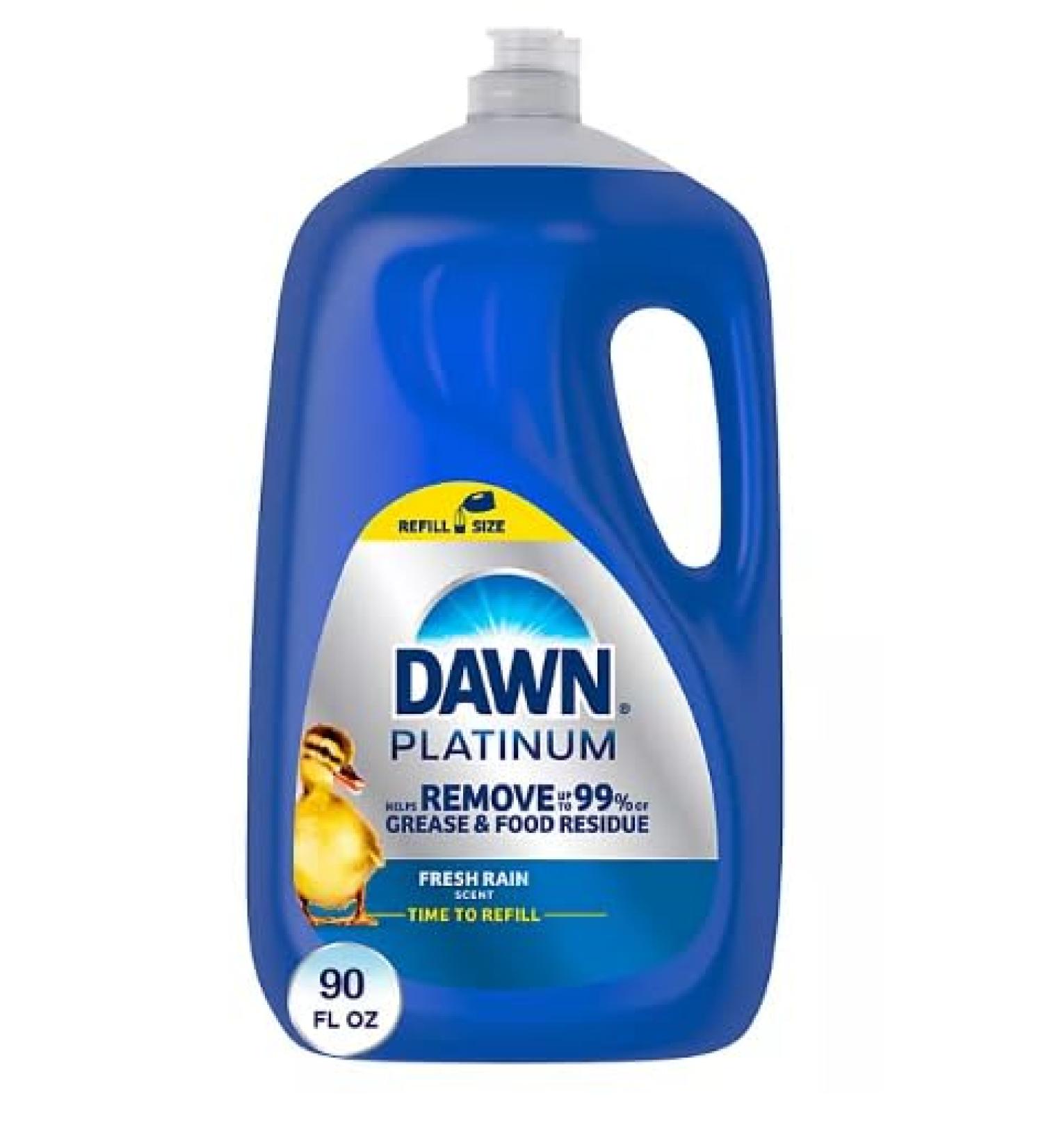 Dawn Platinum Dishwashing Liquid - Refreshing Rain (90 Oz) | International Shipping Available - Buy Online on GoSupps.com