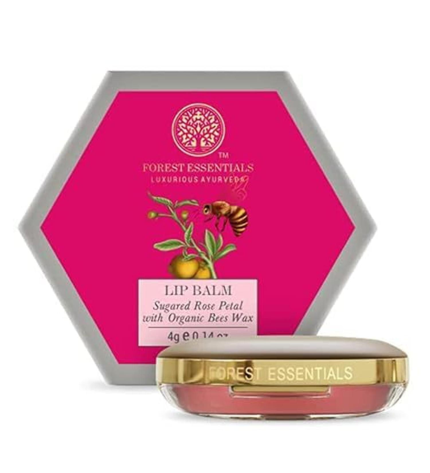 Luscious Lip Balm - Sugared Rose Petal 4g | Hydrating & Nourishing | International Shipping Available - Buy Online on GoSupps.com