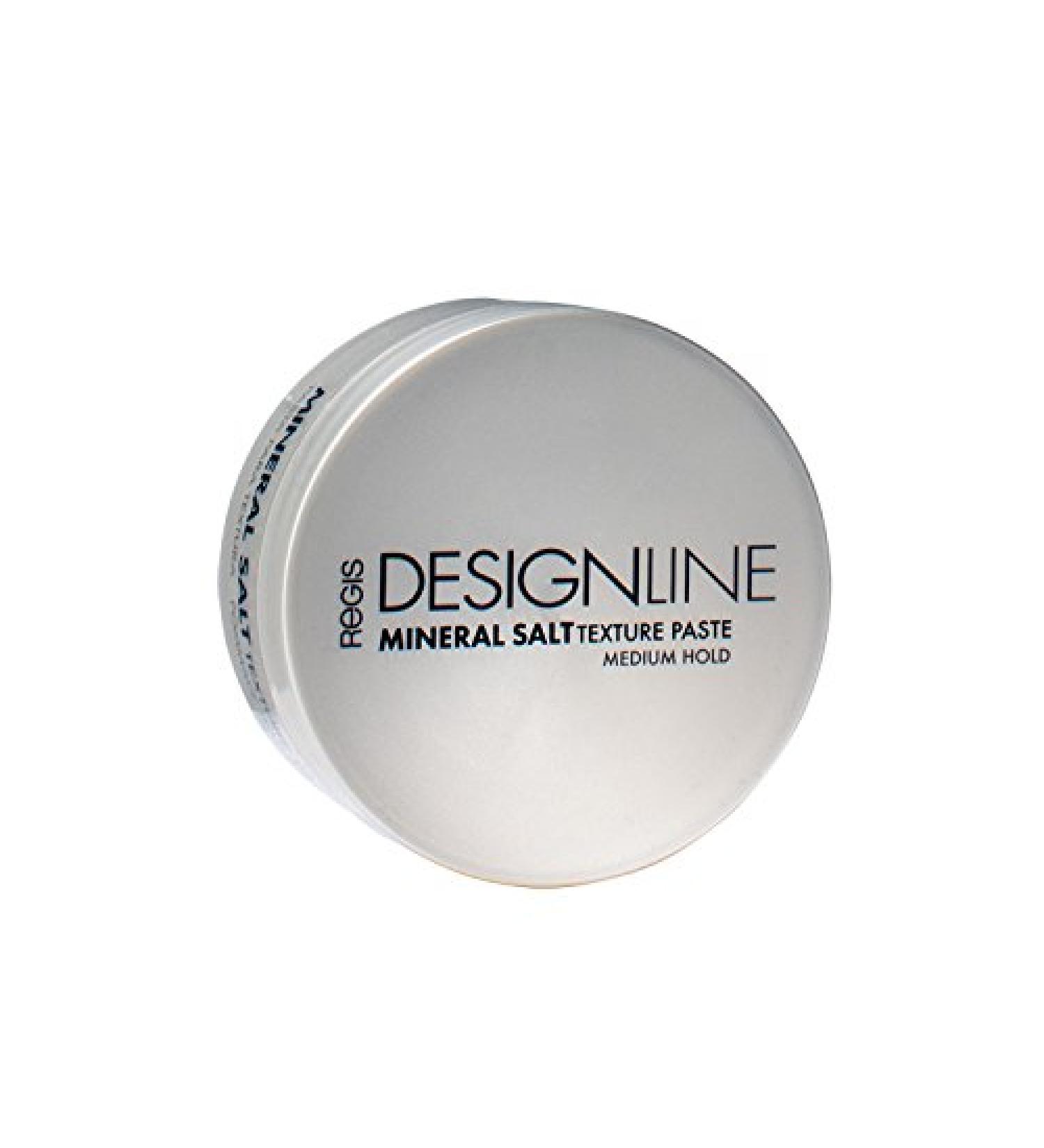 Mineral Salt Texture Paste 2 oz - Regis DESIGNLINE - Ultimate Multi-Tasking Styling Paste with Semi-Matte Finish for Damp Dry Long or Short Hair (2 oz)