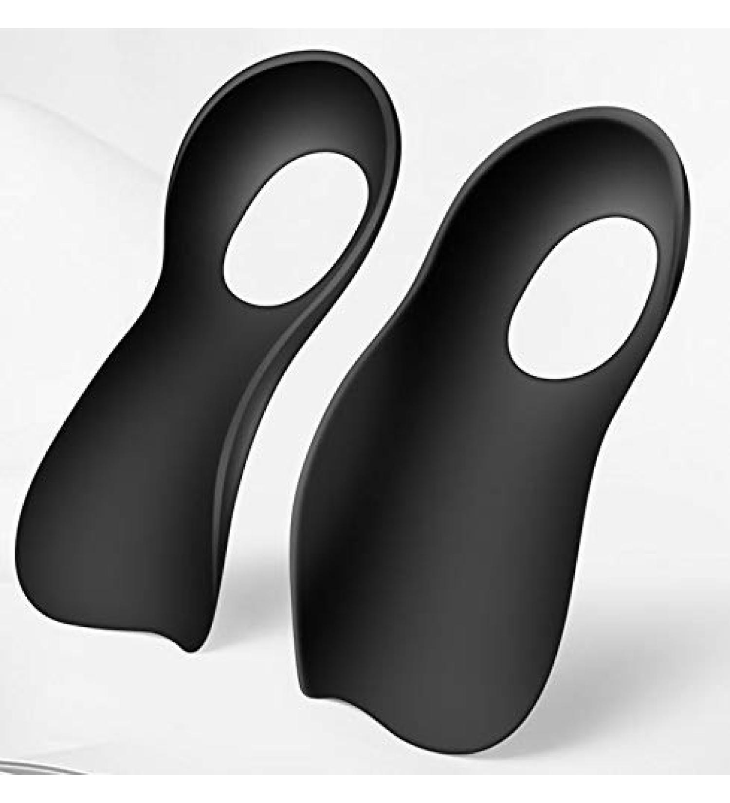 Plantar Fasciitis Orthotic Insoles for Flat Feet Pain Relief - Black M - Buy Online on GoSupps.com