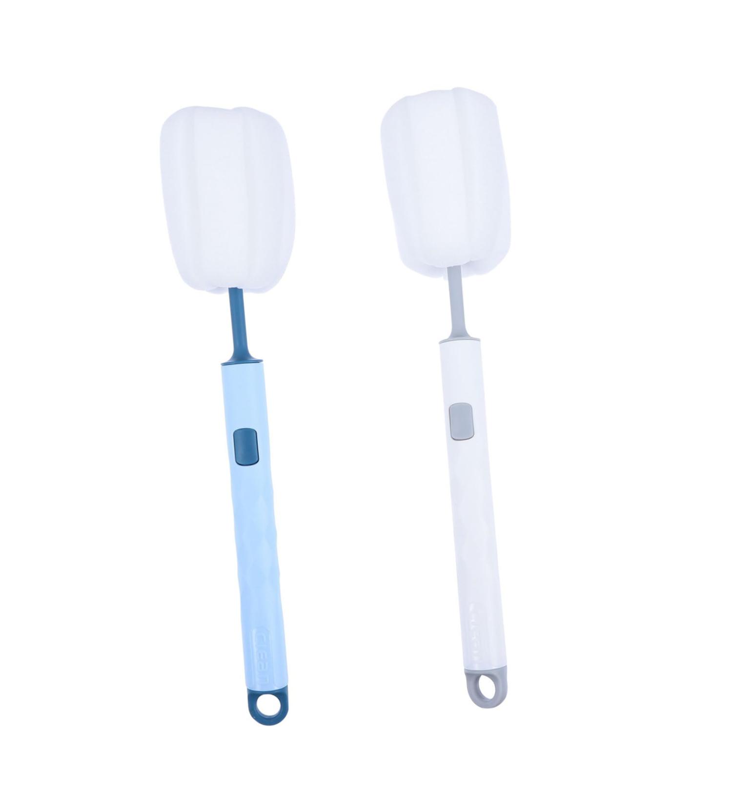 Zerodeko 2pcs Brush Multipurpose Cleaner Flask Sponge Cup Cleaner Coffee Glasses Neck Bottle Cleaning Tools Sponge Bottle Cleaner Blue Bottle Foam Cup Plastic Baby Feeding Bottle - Buy Online on GoSupps.com
