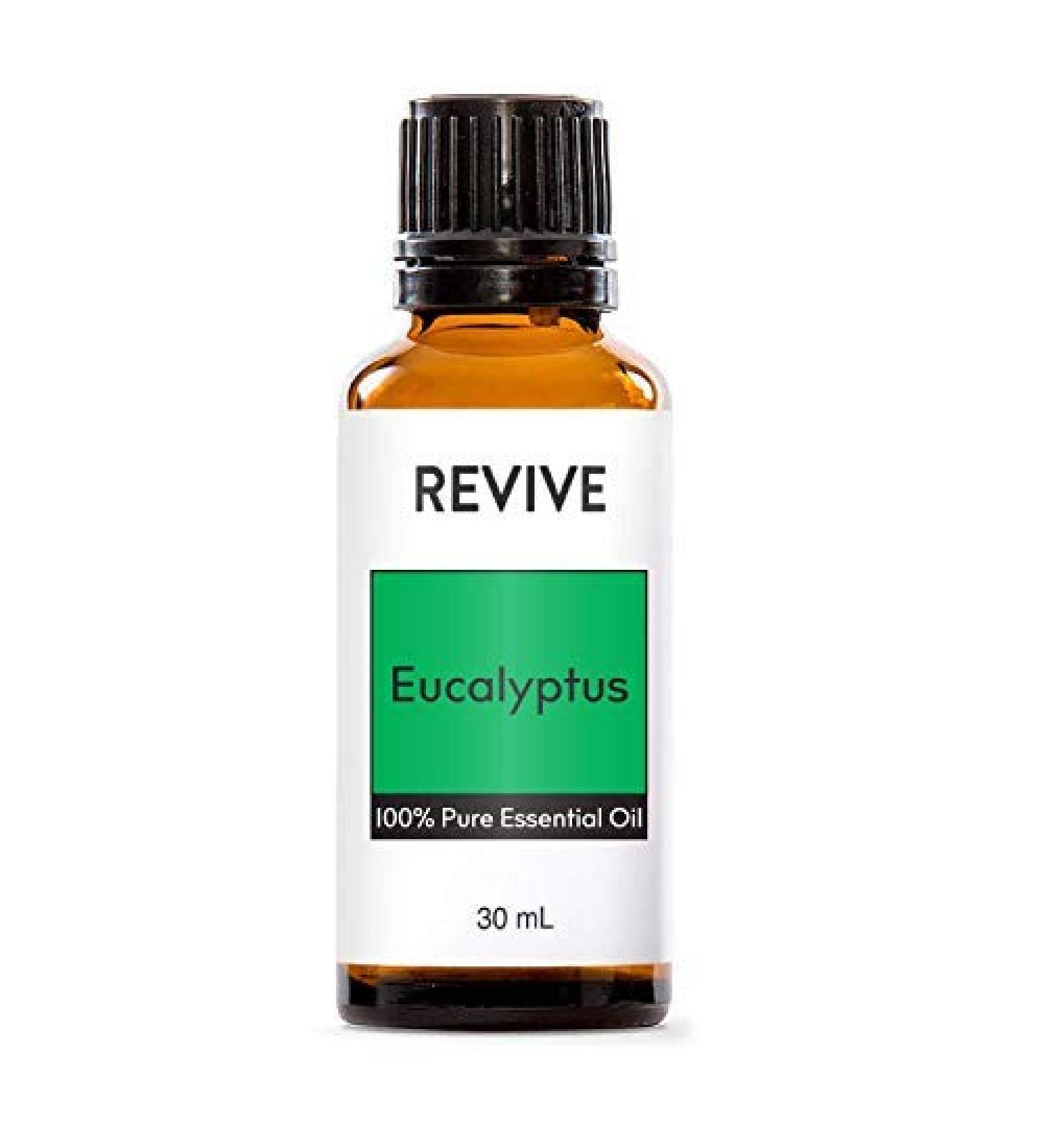 Eucalyptus Essential Oil 30mL - 100% Pure Therapeutic Grade by REVIVE | Aromatherapy Diffuser Massage & Skin Care - Buy Online on GoSupps.com