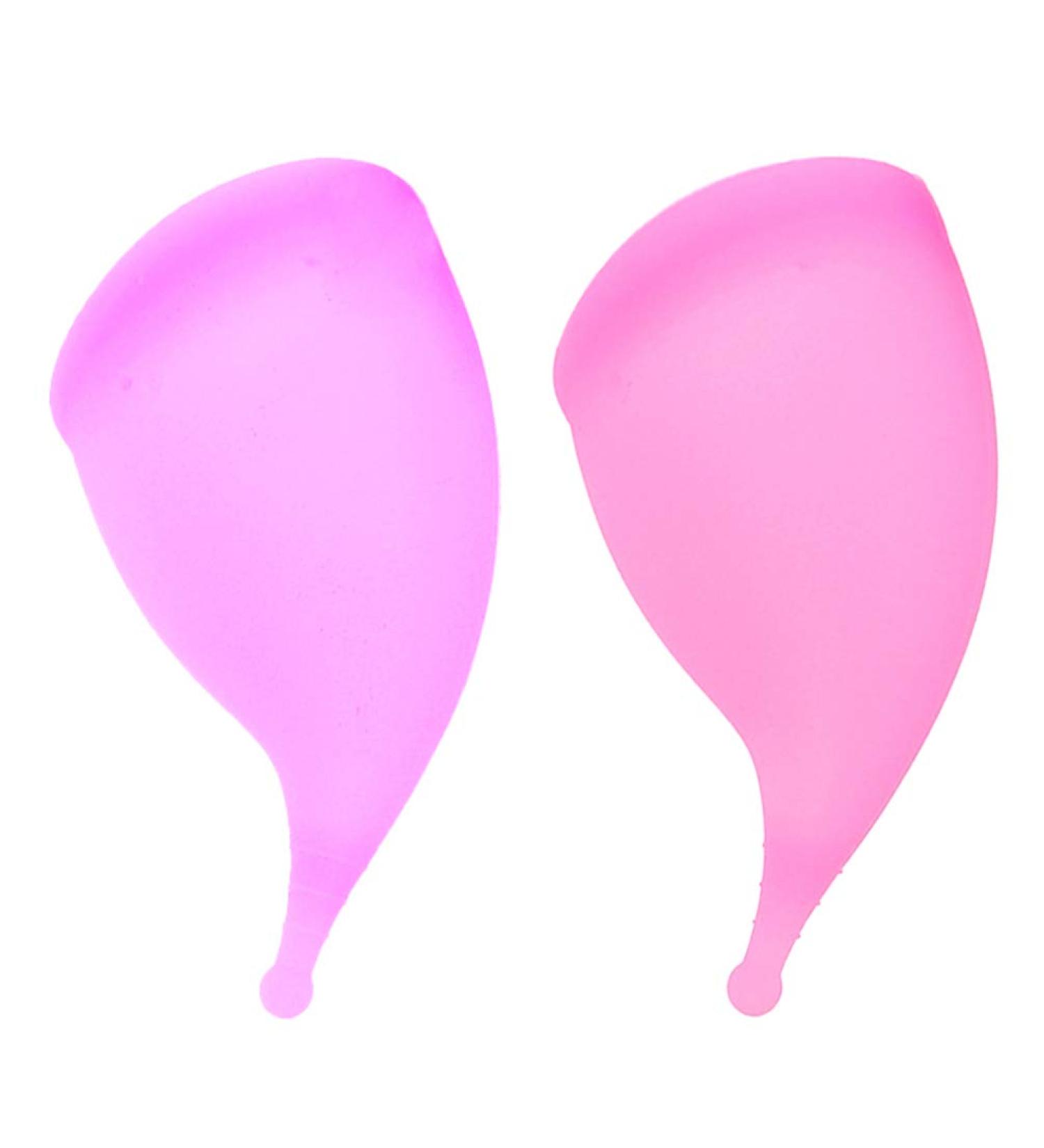 2pcs Purple Silicone Cups - Soft Rubber Female Cups for Eco-Friendly Drinking | Shop Internationally - Buy Online on GoSupps.com