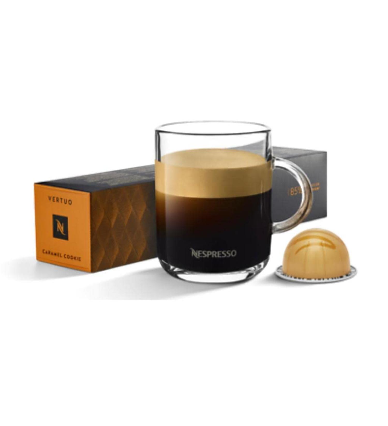 Nespresso Vertuo Line Lot of 10 capsules saveur biscuit caramel