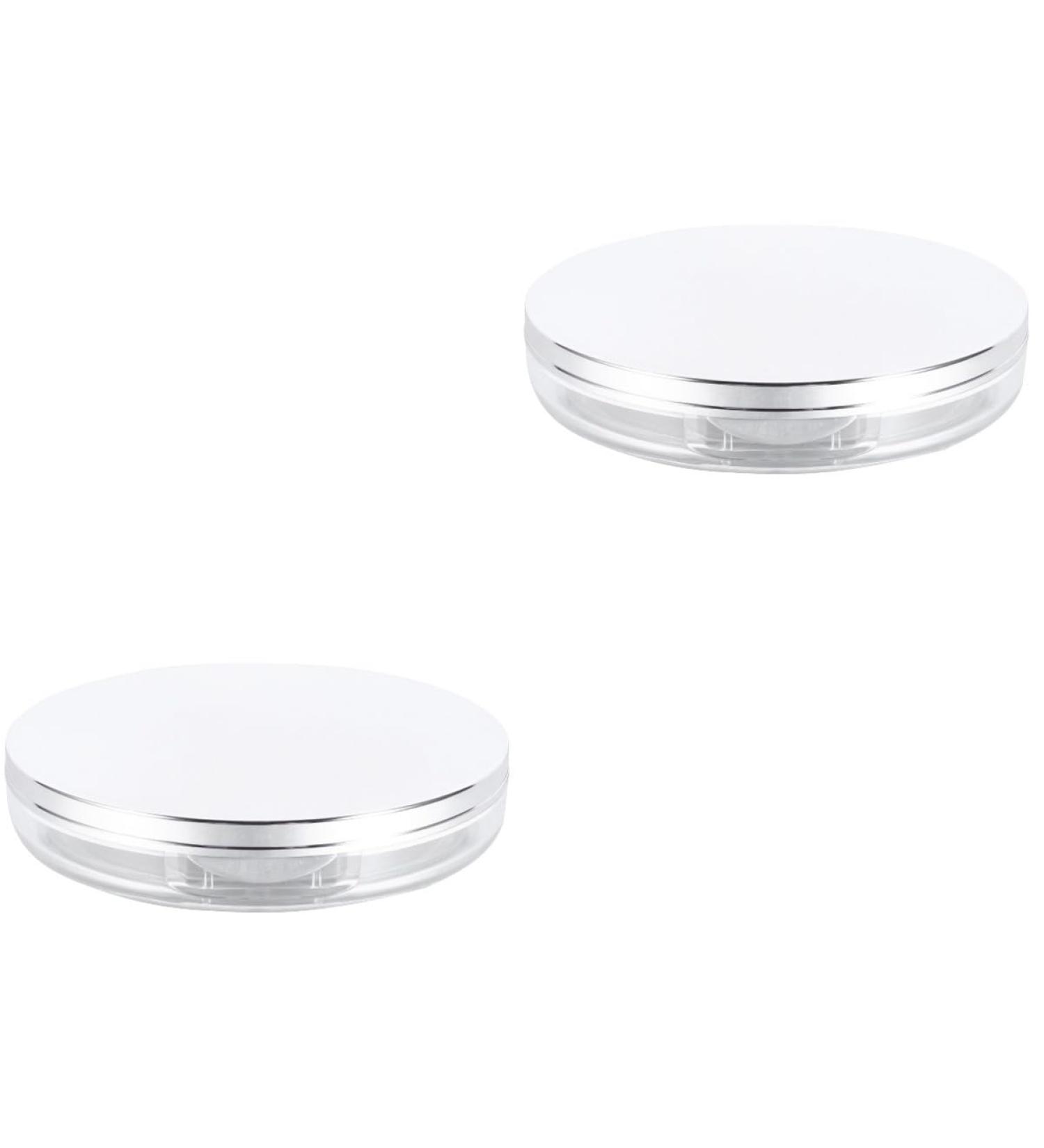  POPETPOP POPETPOP 4 Pieces Loose Powder Box Sample Containers Bulk Powder Puff Small Plastic Container Powder Container Powder Case 5g Miniature Compact Foundation - Buy Online on GoSupps.com