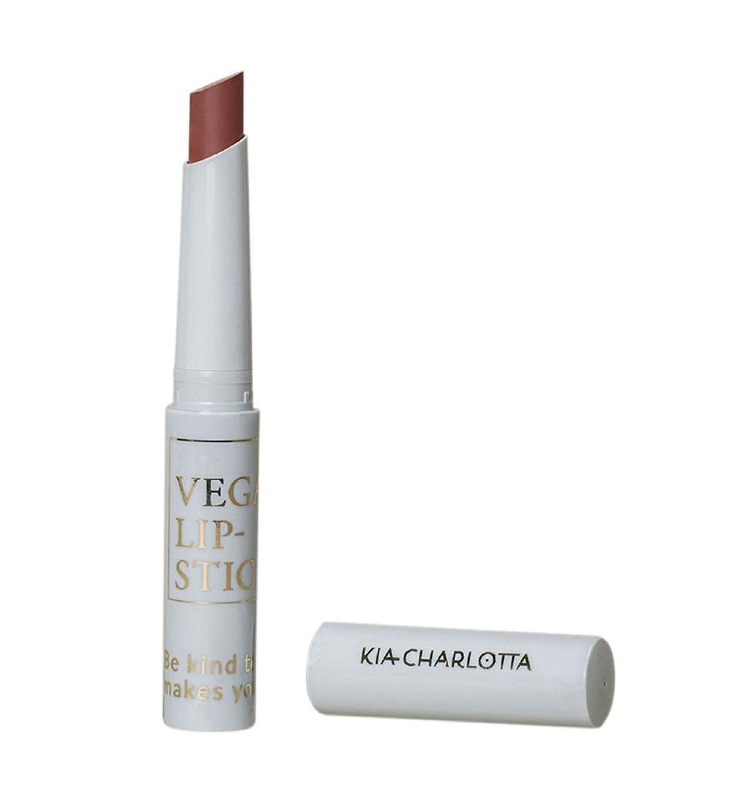 Kia-Charlotta Embracing Failure Vegan Lipstick (Brown-Pink) 100% Natural & Vegan Natural Cosmetic 100% Recycled and Recyclable Made in Germany 1.8g