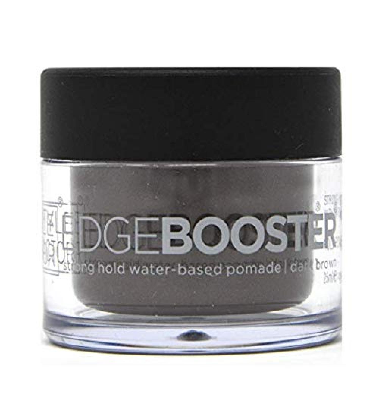 Style Factor Mini Edge Booster Strong Hold Hair Pomade Color Travel 0.85oz (Dark Brown)