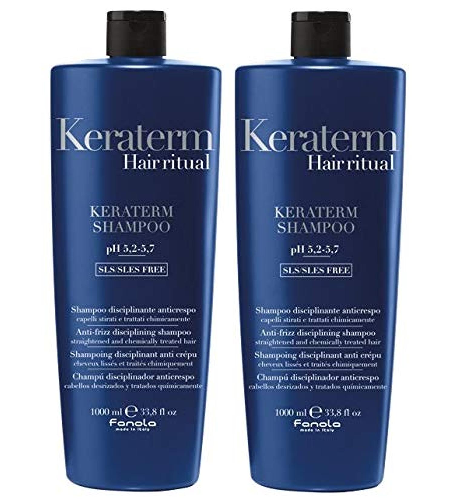 Fanola Offici le Keraterm Shampoo 1000ml x 2 1 l Pack of 2