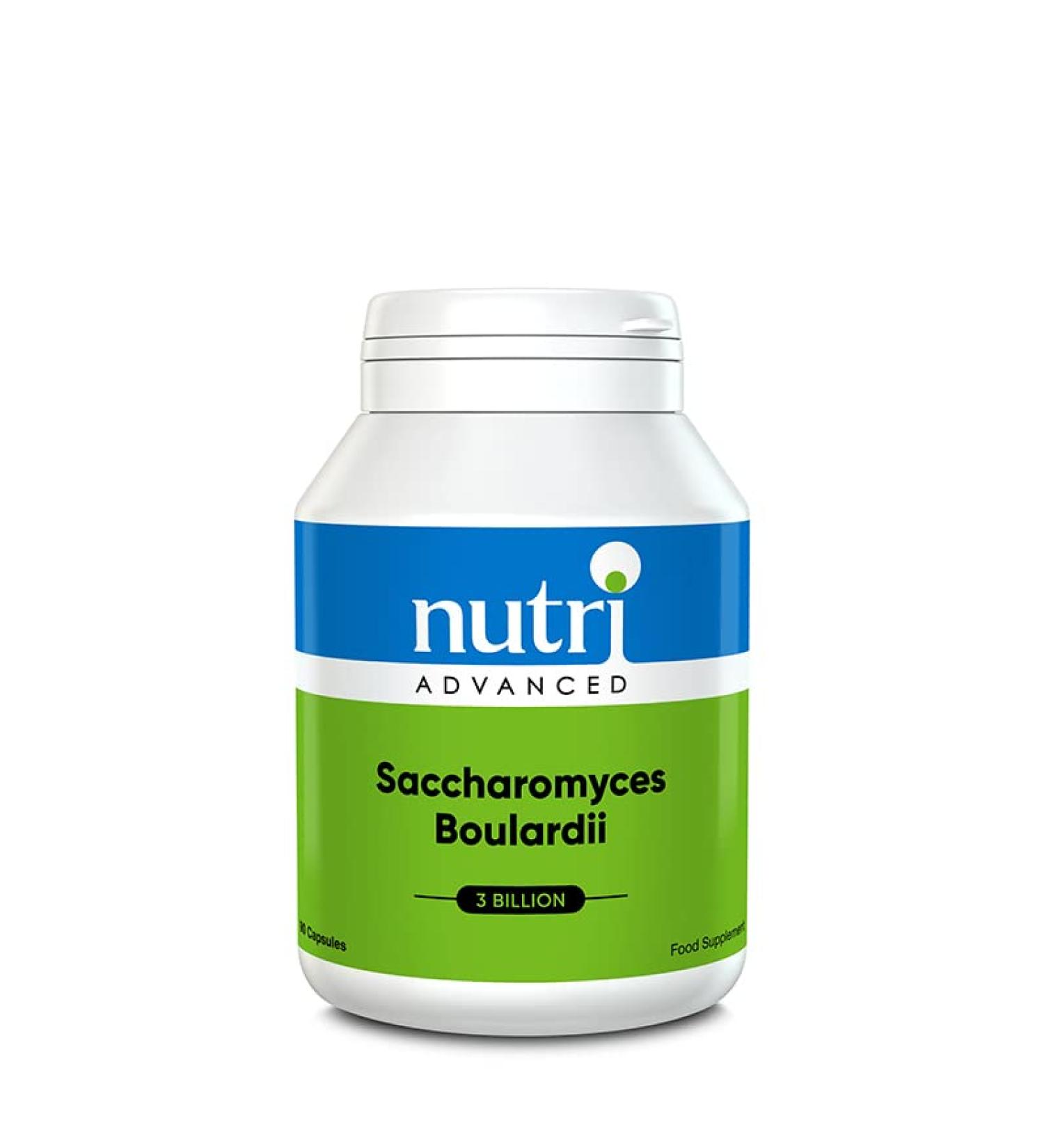 Nutri Advanced - Saccharomyces Boulardii 3 billion - Travel Supplement - No Refrigeration Required - 90 Capsules