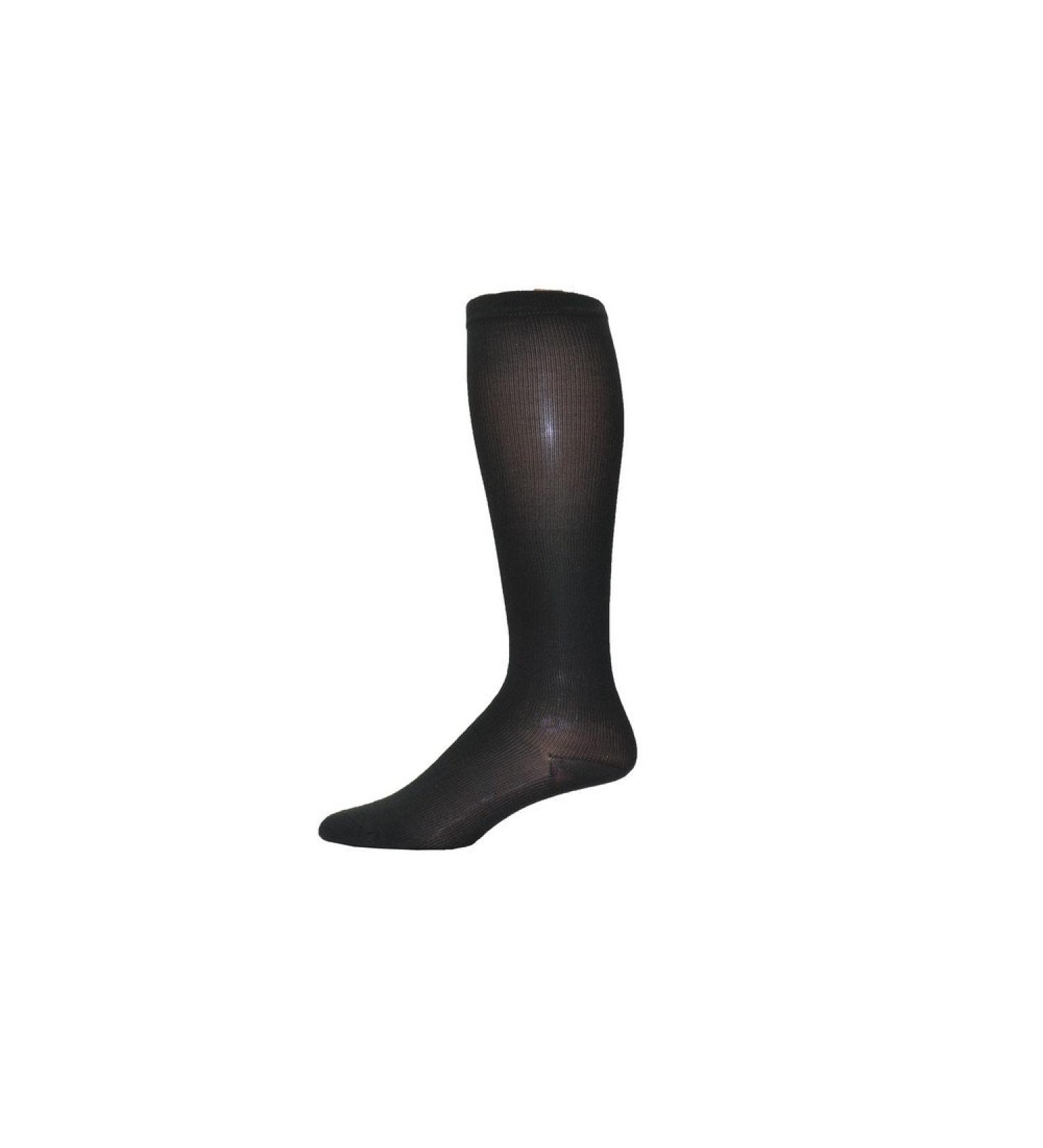 VitaLegs 54306 Mild Compression for Work and Travel-Diabetic Foot Care 1-Count Black Medium Black