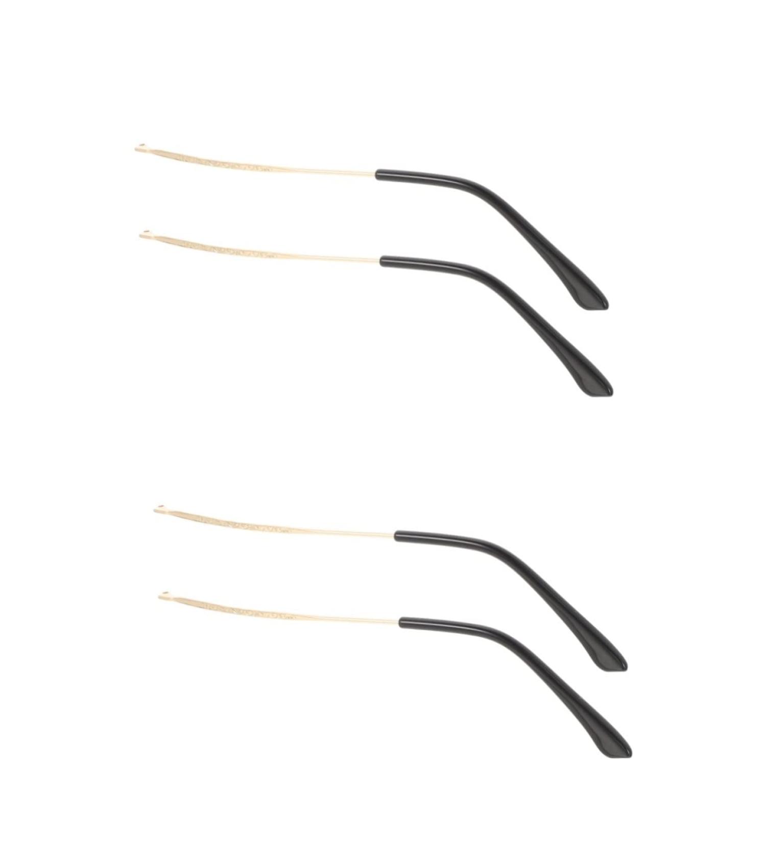 Ciieeo 2 Pair Replacement Sunglasses Accessories Vintage Repair Legs & Ear Pads for Metal Frames Golden Arm Parts (14x0.6cm) - International Shipping Available - Buy Online on GoSupps.com