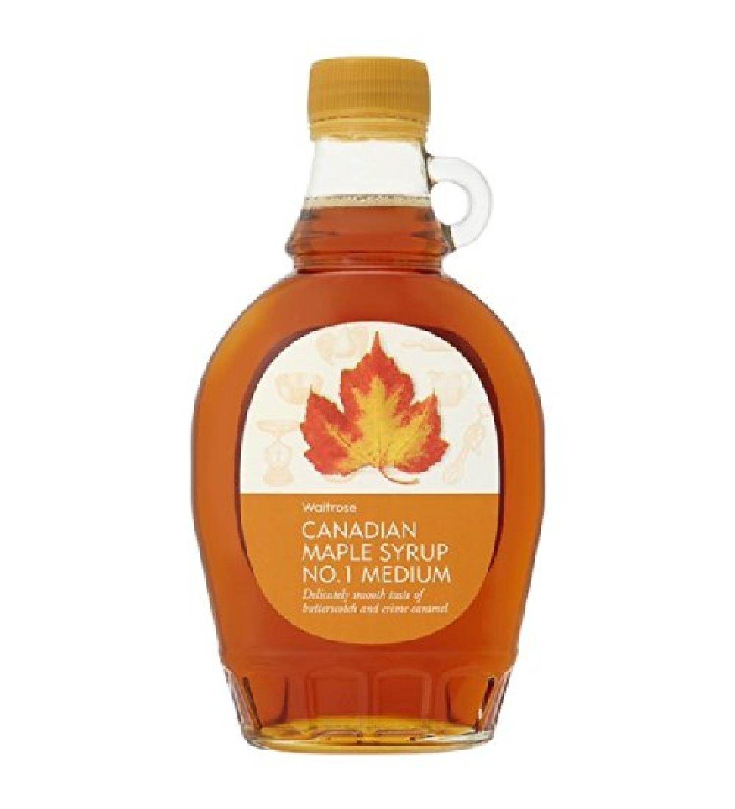 Waitrose Medium No.1 Maple Syrup 330g