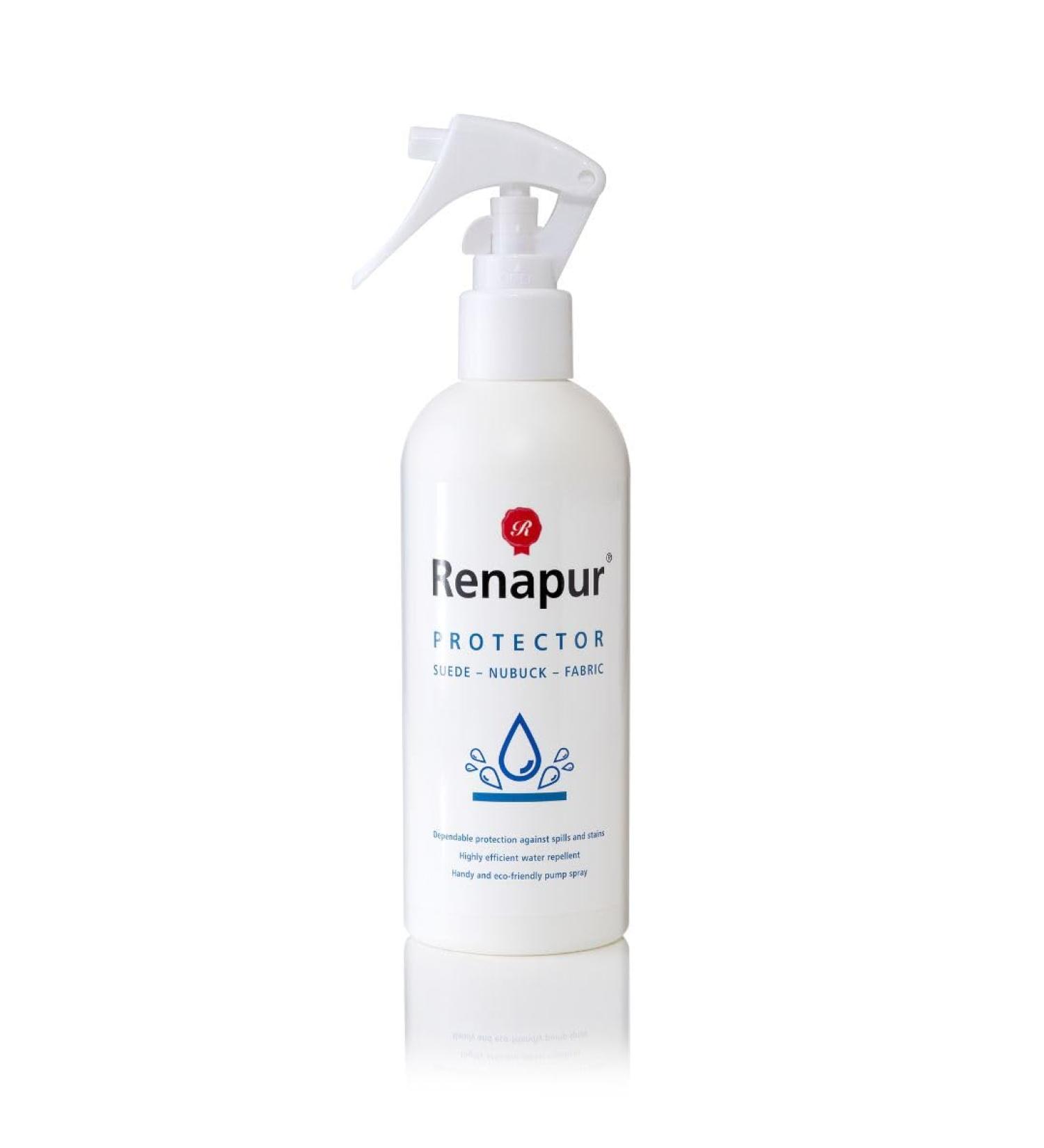 Renapur Suede Nubuck Fabric Waterproofing/Stain Protection 250ml - Eco-Friendly & Non-Toxic for Shoes, Boots, Trainers, and Clothing - Buy Online on GoSupps.com