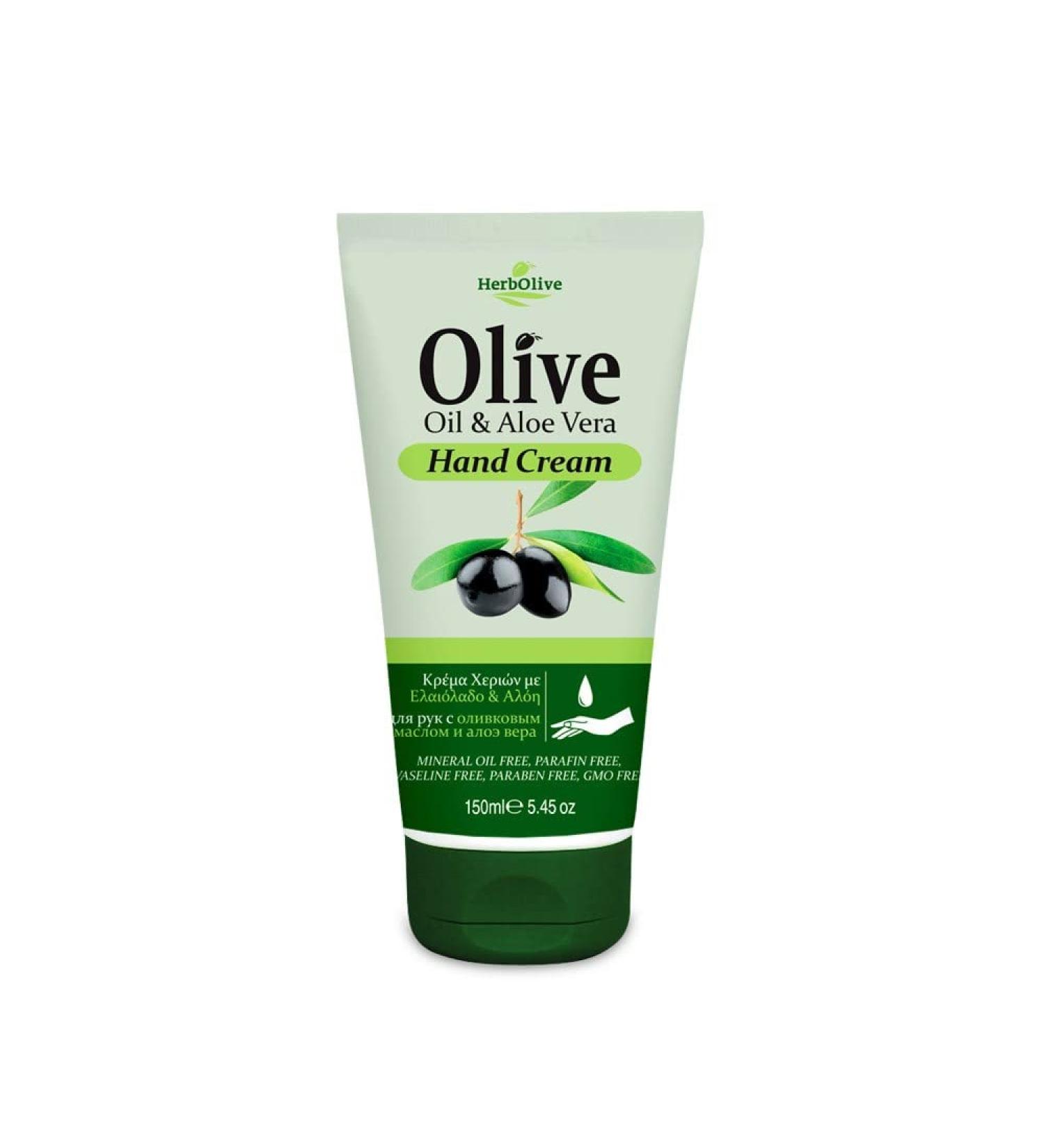 HerbOlive Hand Cream Olive Oil & Aloe Vera 150ml