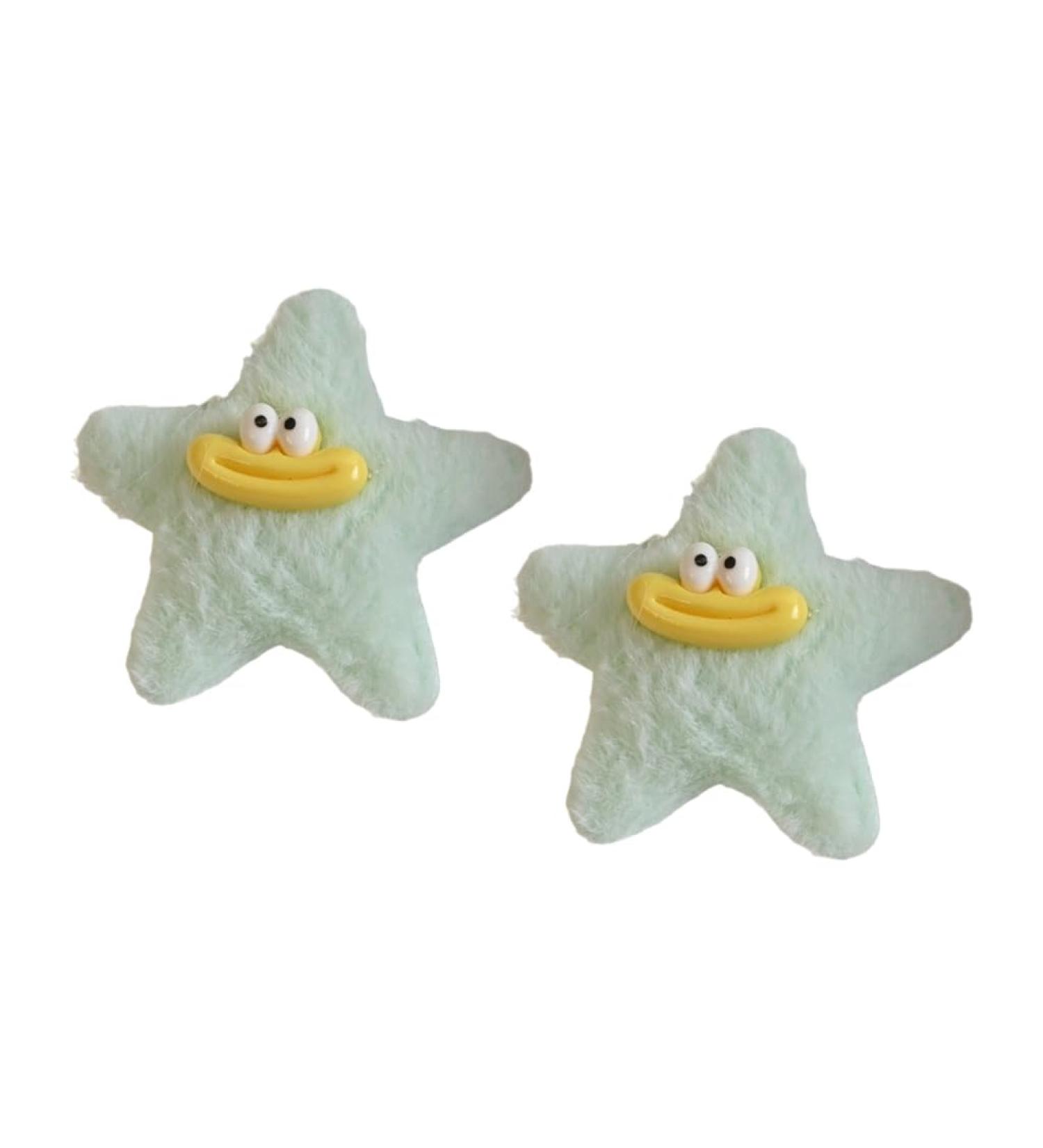 XIAHIOPT Furry Star Hair Clip Funny Clown Hairpin s Star Hairpin Accessories for Women Girls Kids - Buy Online on GoSupps.com