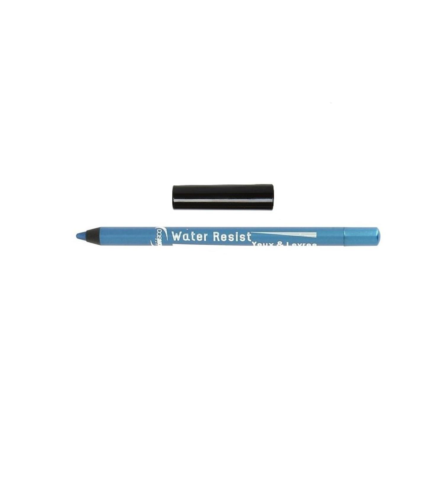 COSMOD - Maquillage Crayon Water Resist L vres & Yeux Made in France Bleu Givr
