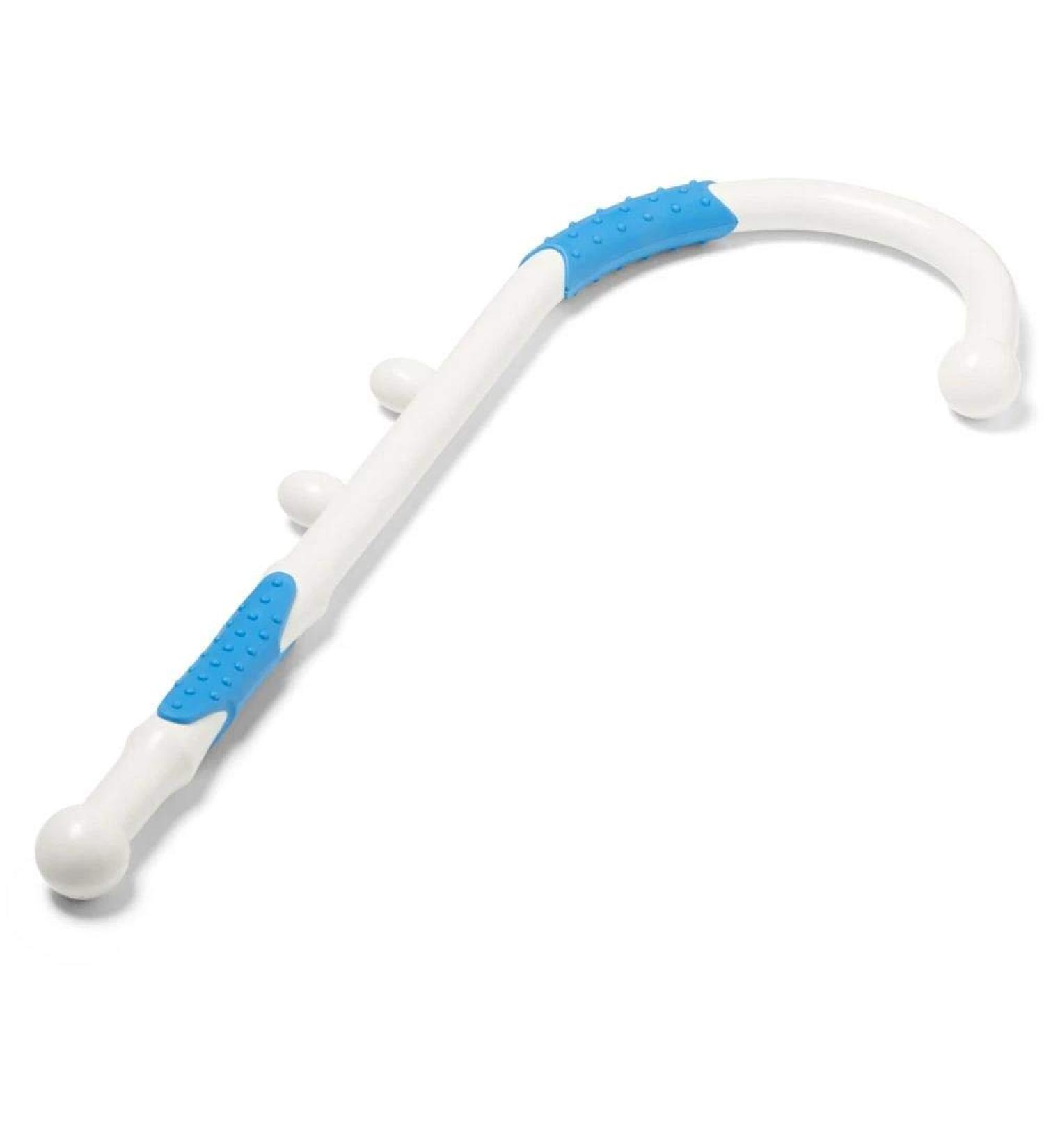 Addaday Mini-node massage tab with 3rd generation hook-trigger point therapy stick deep fabric massage device with 4 knobs for homemade therapy for back shoulder legs