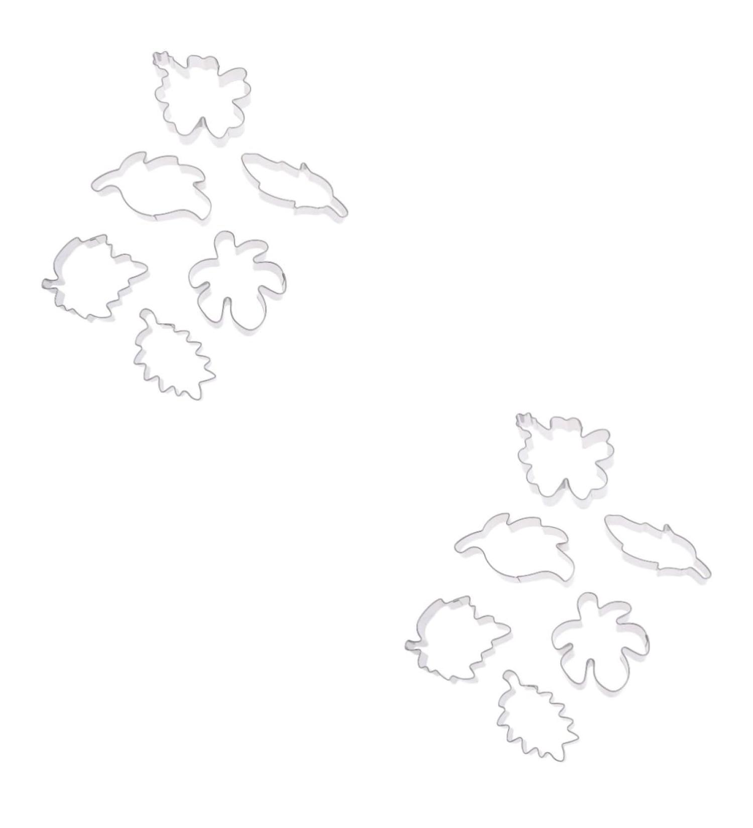 MAGICLULU Baking Mold 12 Pcs 430 Fondant Molds Dessert Fudge Stainless Steel Molds mediumx2pcs Silverx2pcs - Buy Online on GoSupps.com