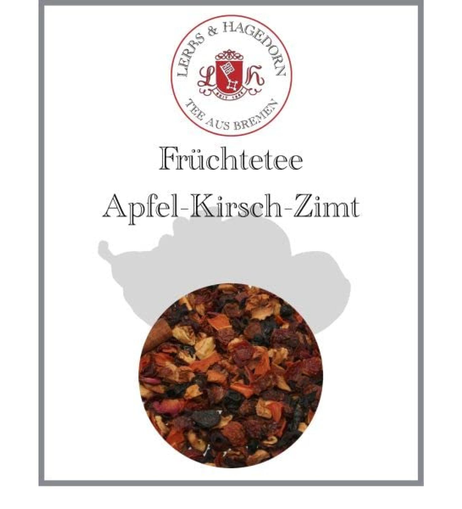  Lerbs & Hagedorn Fruit tea Apple Cherry Cinnamon 250g - Buy Online on GoSupps.com