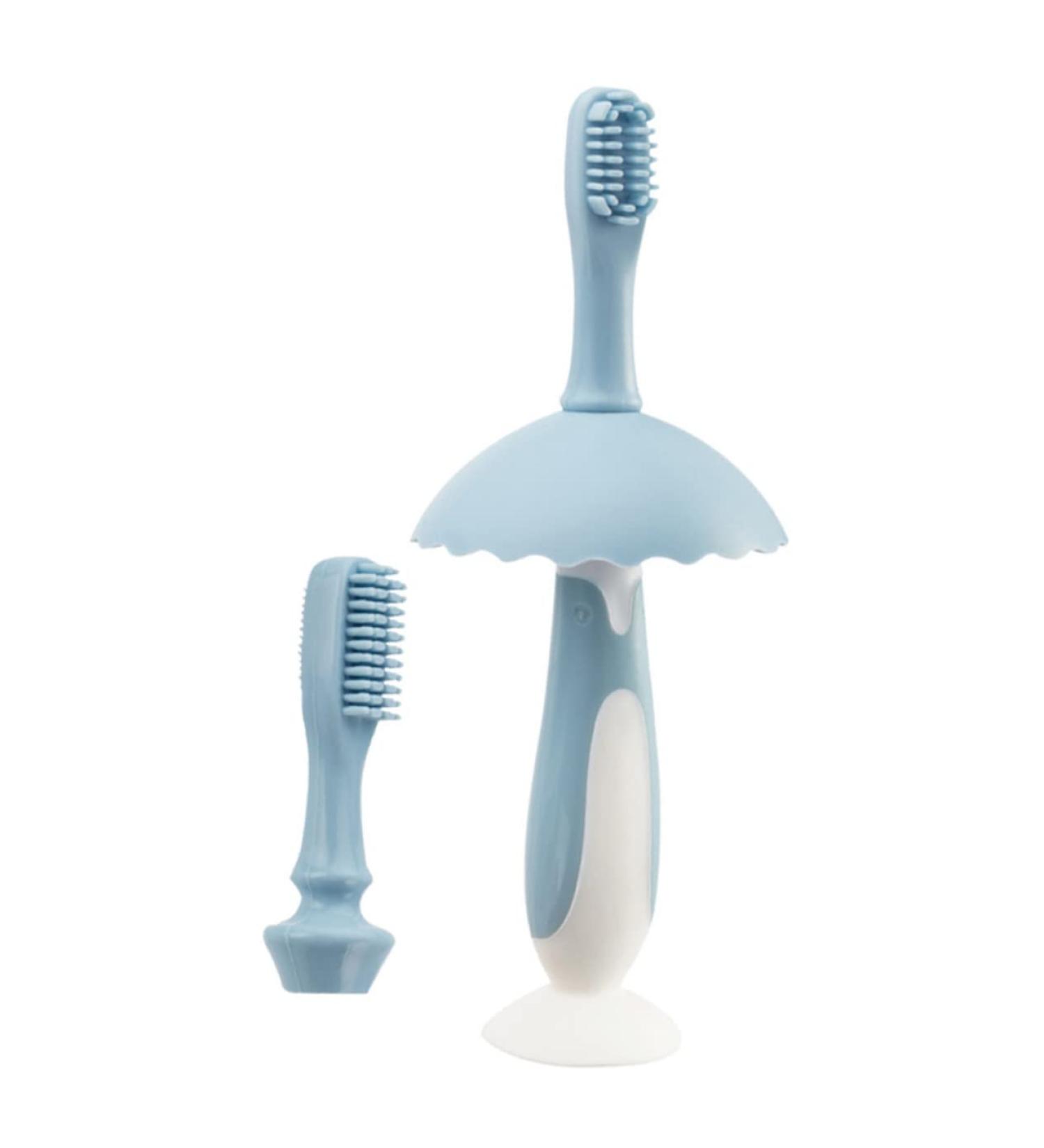 Anneomas Infant Training Toothbrush Set - Silicone Baby Toothbrush for Gentle Teeth Cleaning & Dental Hygiene - Buy Online on GoSupps.com