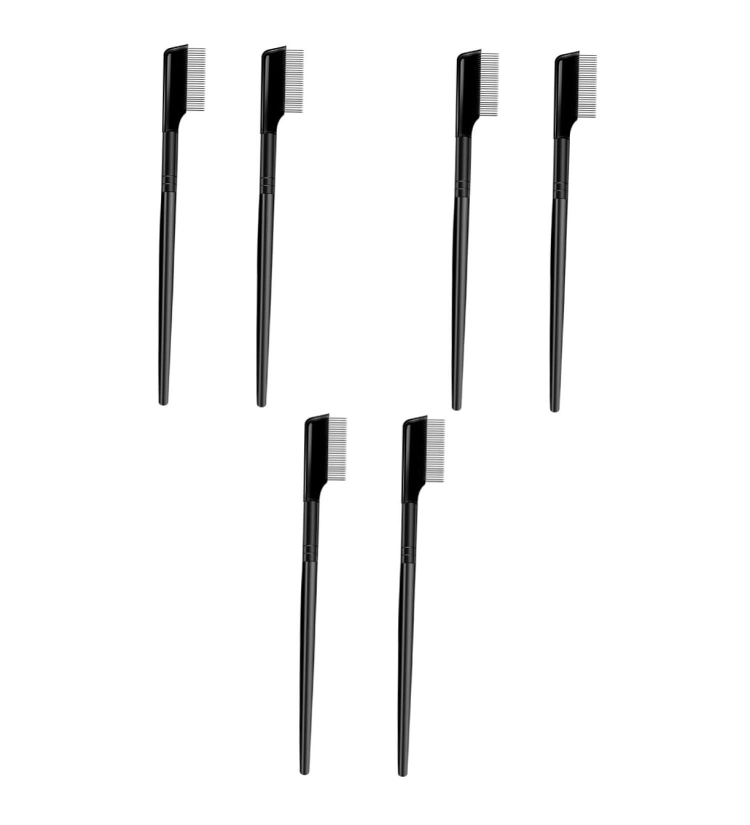 Balacoo 6 Pcs Eyebrow & Eyelash Comb Set - Professional Mascara Applicators & Grooming Tools for Perfect Lashes | International Shipping Available - Buy Online on GoSupps.com