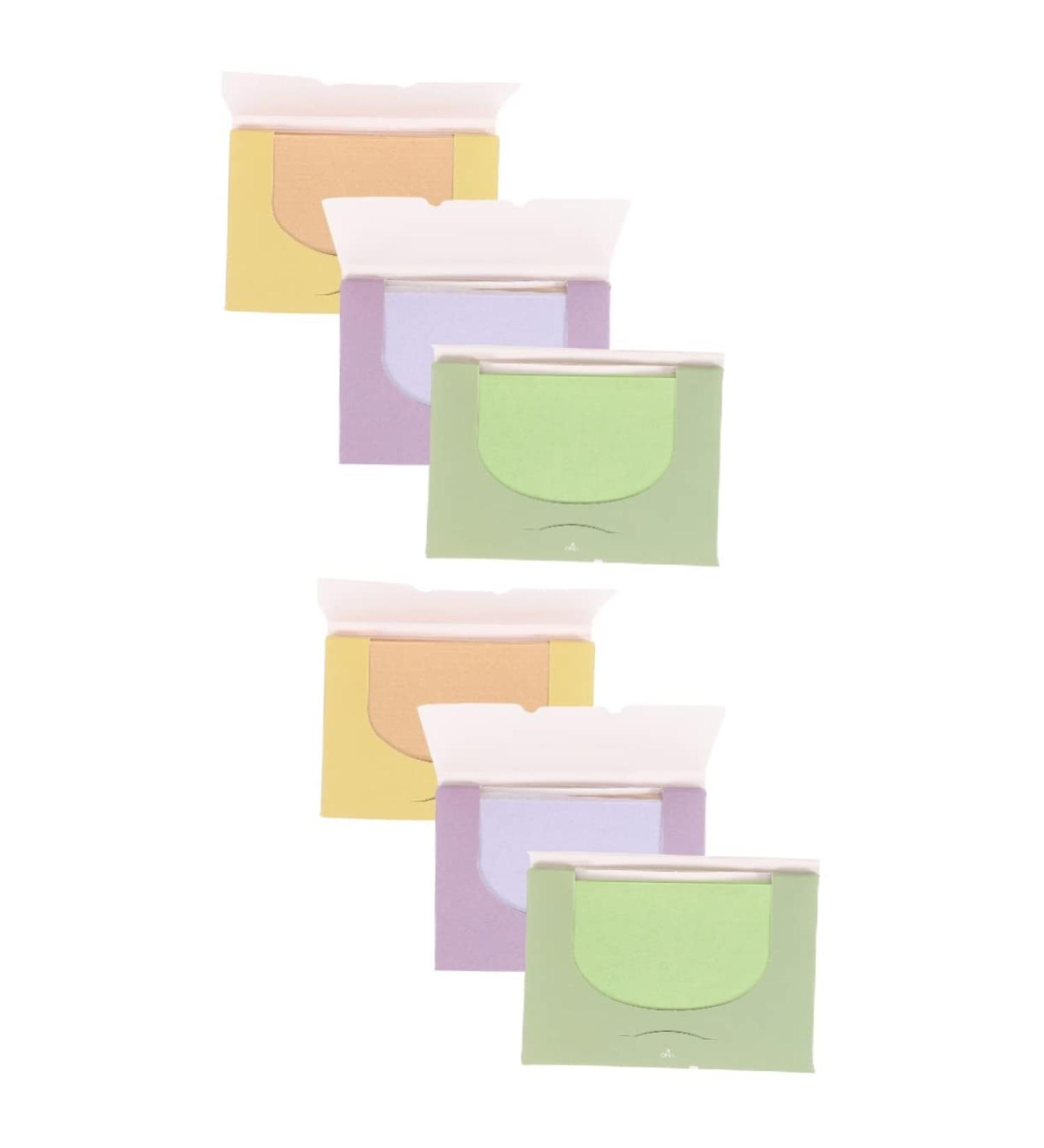 Beavorty 2 Sets Face Cleaning Papers Makeup Blotting Paper Cleaning Tool Oil Absorbing Papers Natural Charcoal Blotting Paper Cleansing Paper Skin Care Men and Women Oil-Absorbing Paper - Buy Online on GoSupps.com