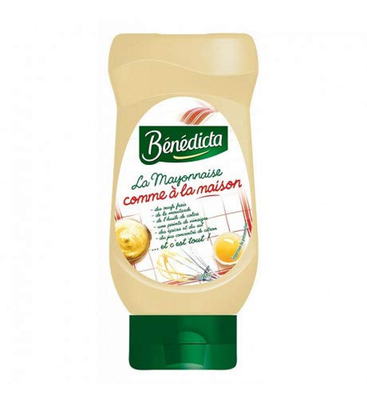 Benedicta – Mayonnaise Like At Home Flexible 390 g – Pack of 4 – Free Shipping