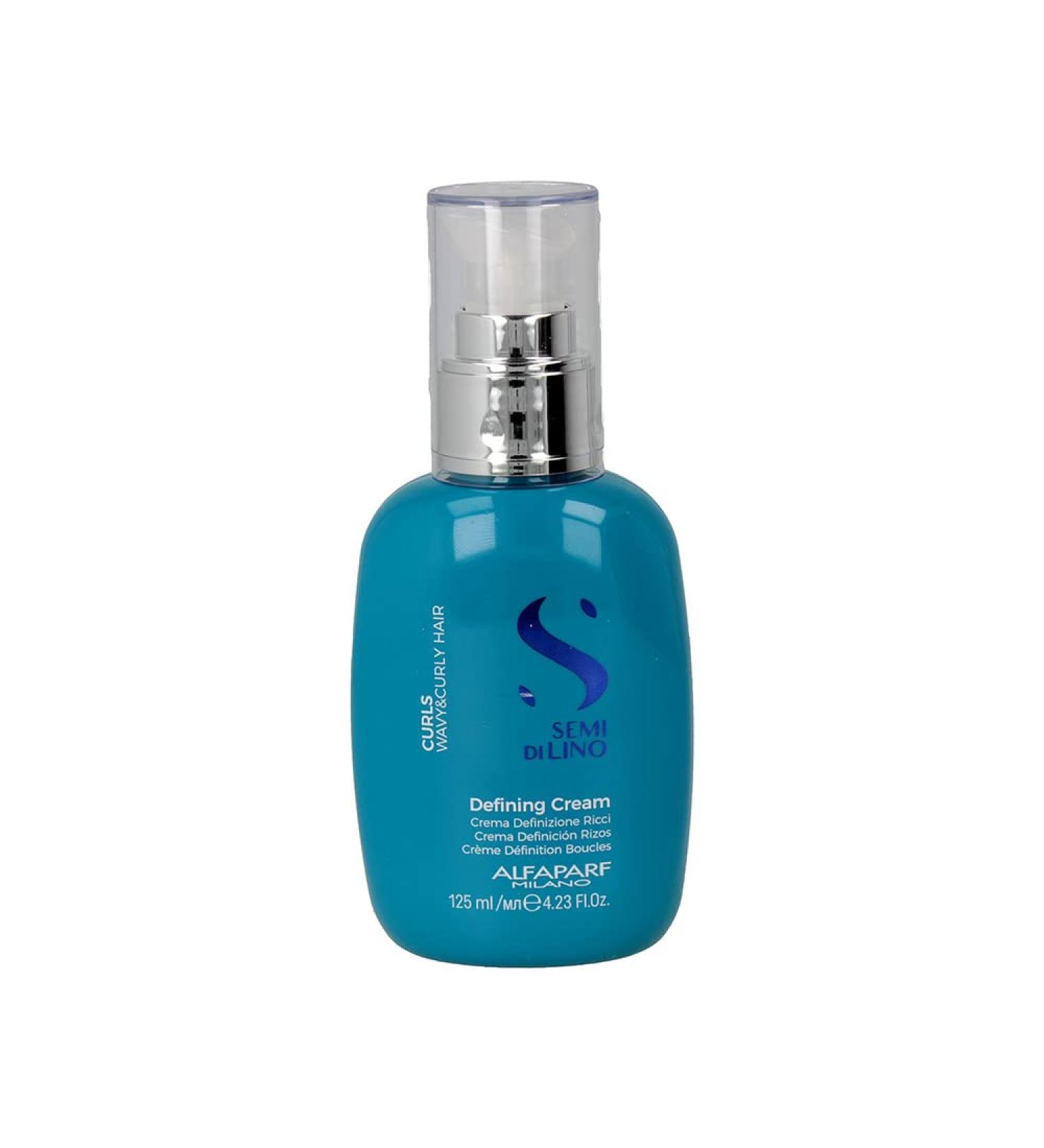 Alfaparf Milano Semi Di Lino Curls Defining Cream - Hydrating & Nourishing for Wavy/Curly Hair - Reduces Frizz - Vegan - 4.23 fl. oz - Buy Online on GoSupps.com