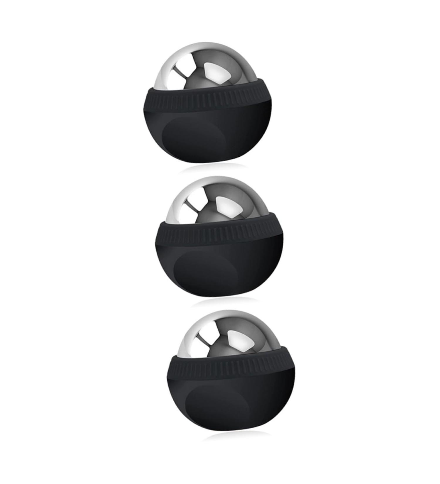 Buy Healvian 3-Stage Stainless Steel Massage Ball for Foot & Sport Relaxation - Manual Massage Device with Ice Roll & Hyperthermia Benefits - Buy Online on GoSupps.com